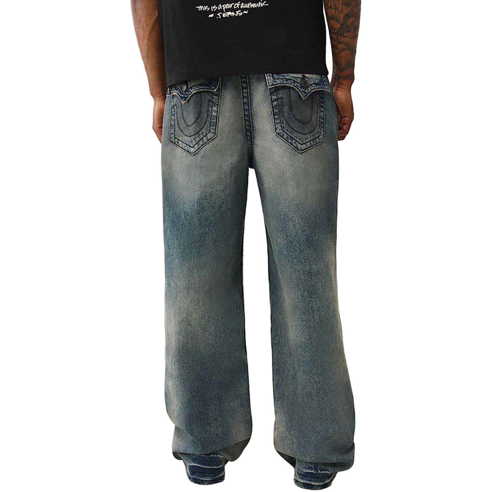 True Religion Men's Vinny Ultra 34" Baggy Jeans - DENIM Thumbnail View 2