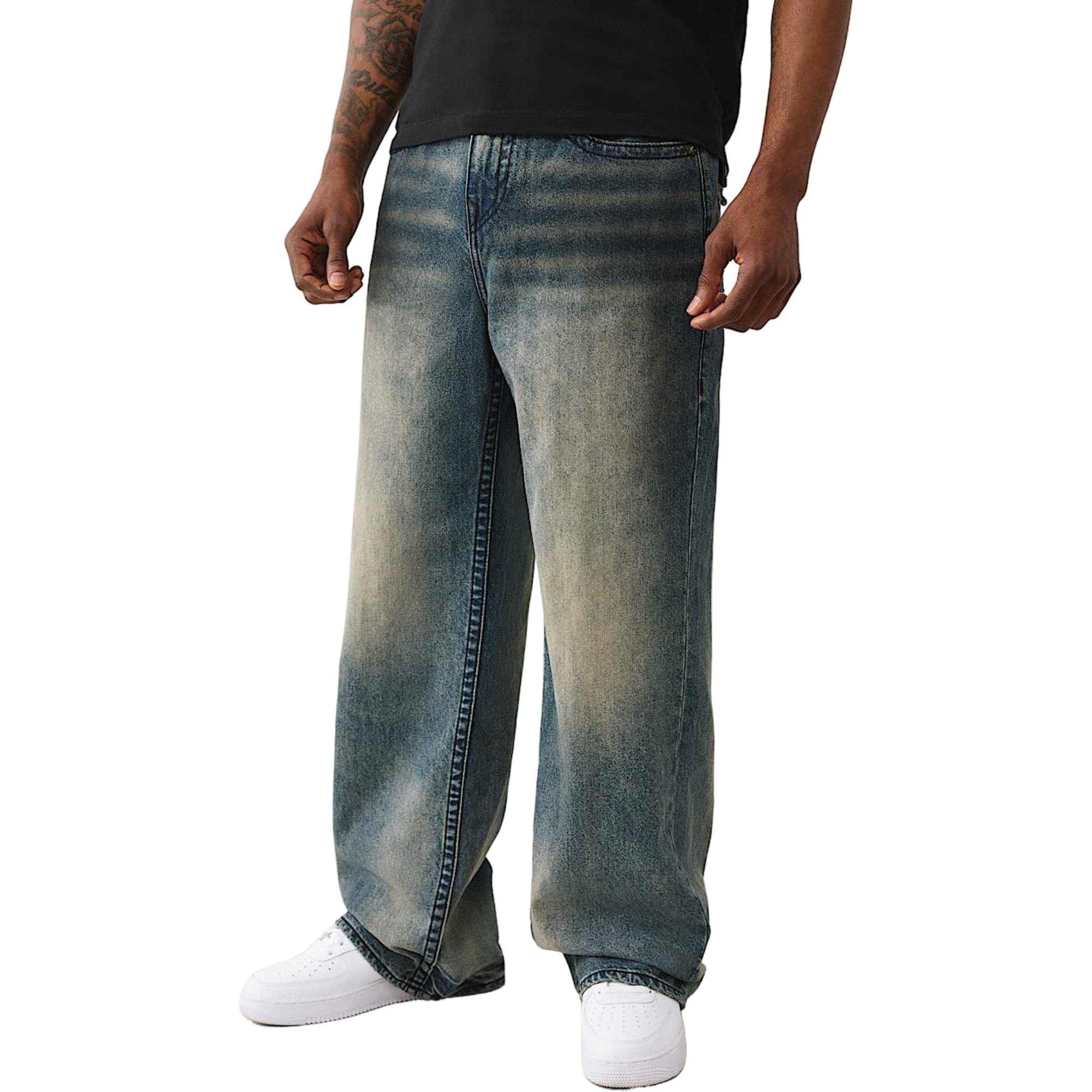 True Religion Men's Vinny Ultra 34" Baggy Jeans - DENIM Thumbnail View 3