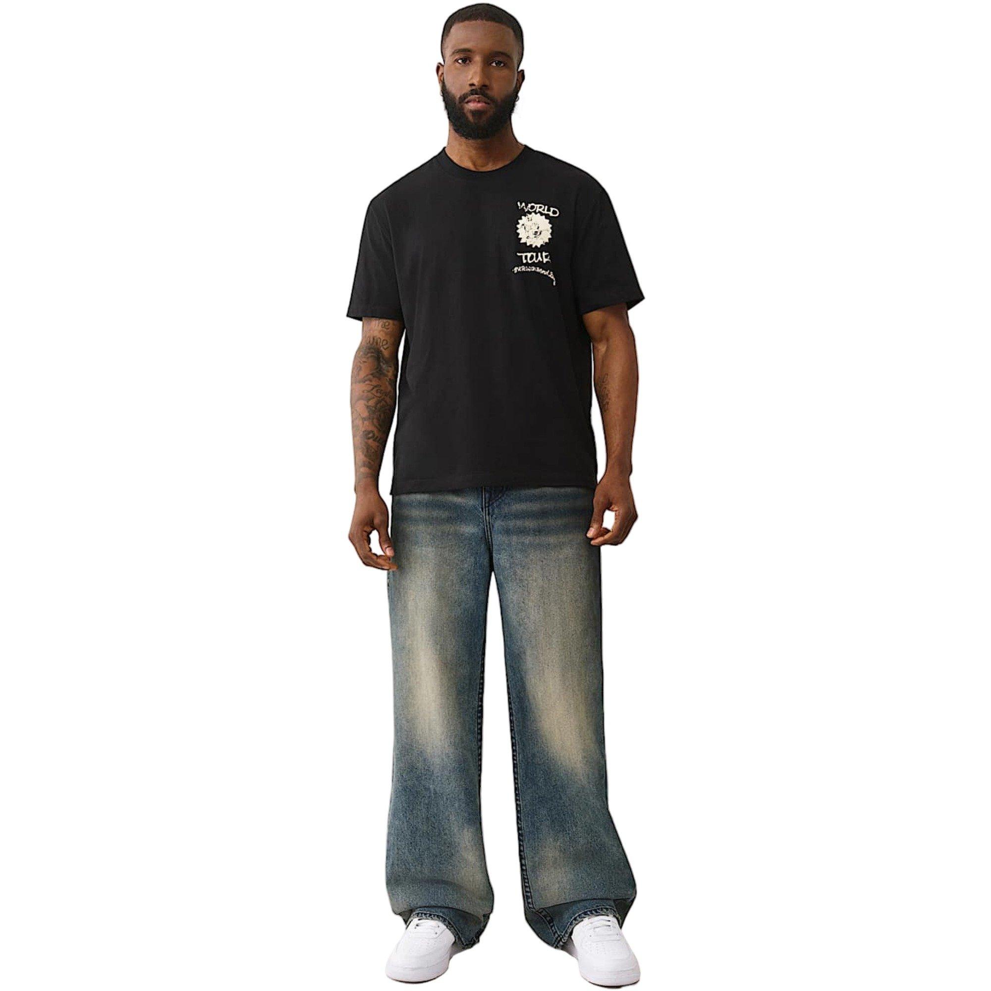 True Religion Men's Vinny Ultra 34" Baggy Jeans - DENIM Thumbnail View 6