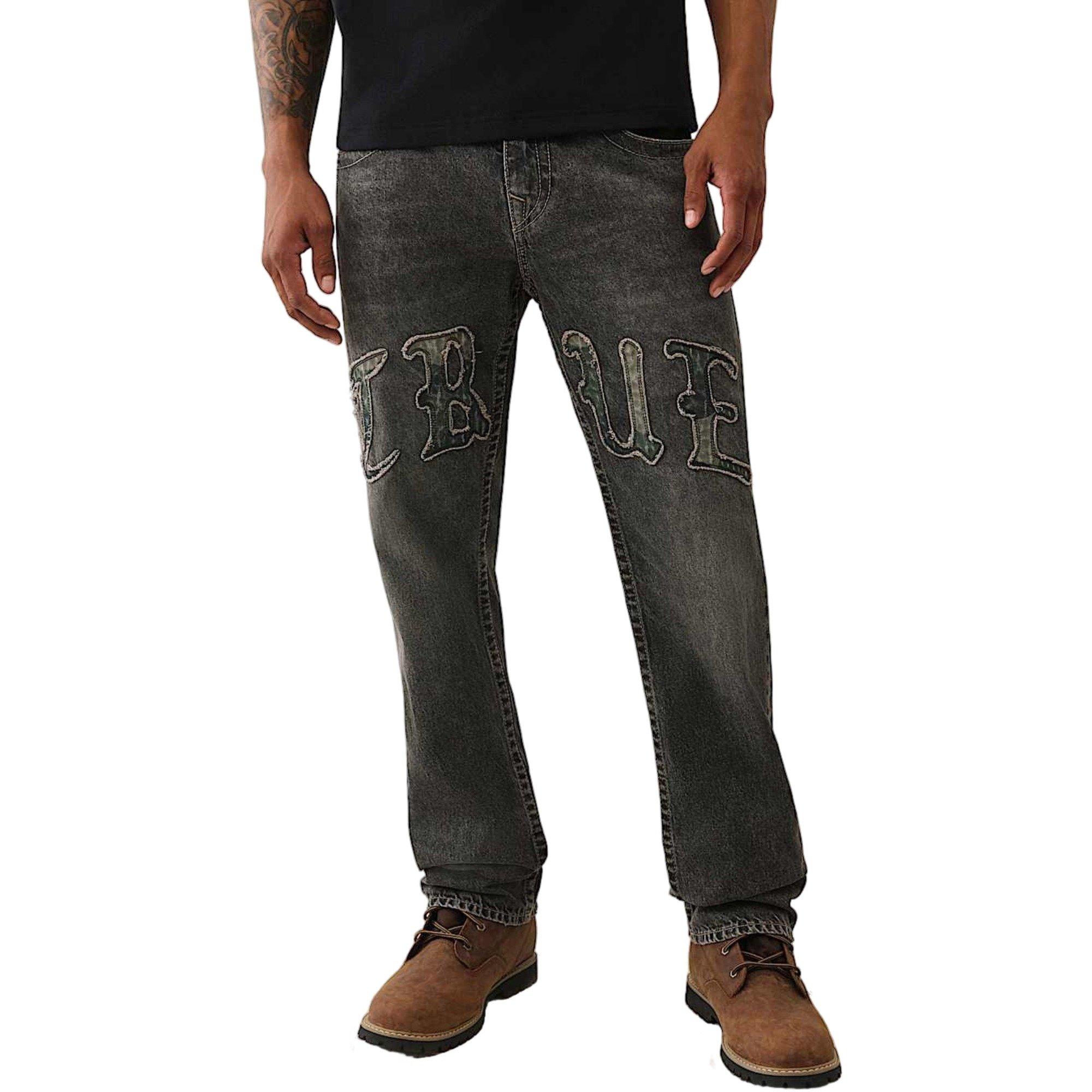 True Religion Men's&nbsp;Ricky Logo Appliqu&eacute;&nbsp;Straight Jeans - CAMOUFLAGE Thumbnail View 1