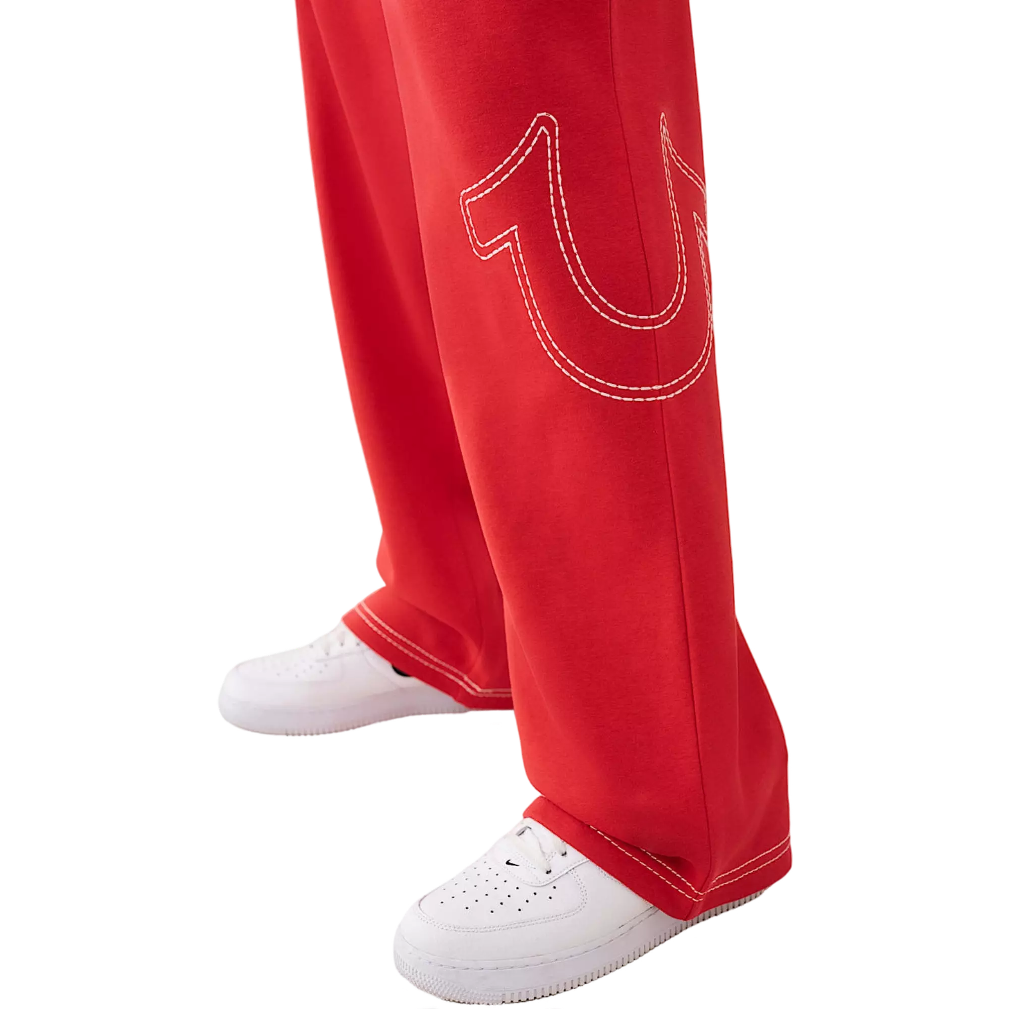 True Religion Men's Baggy T Pants - RED