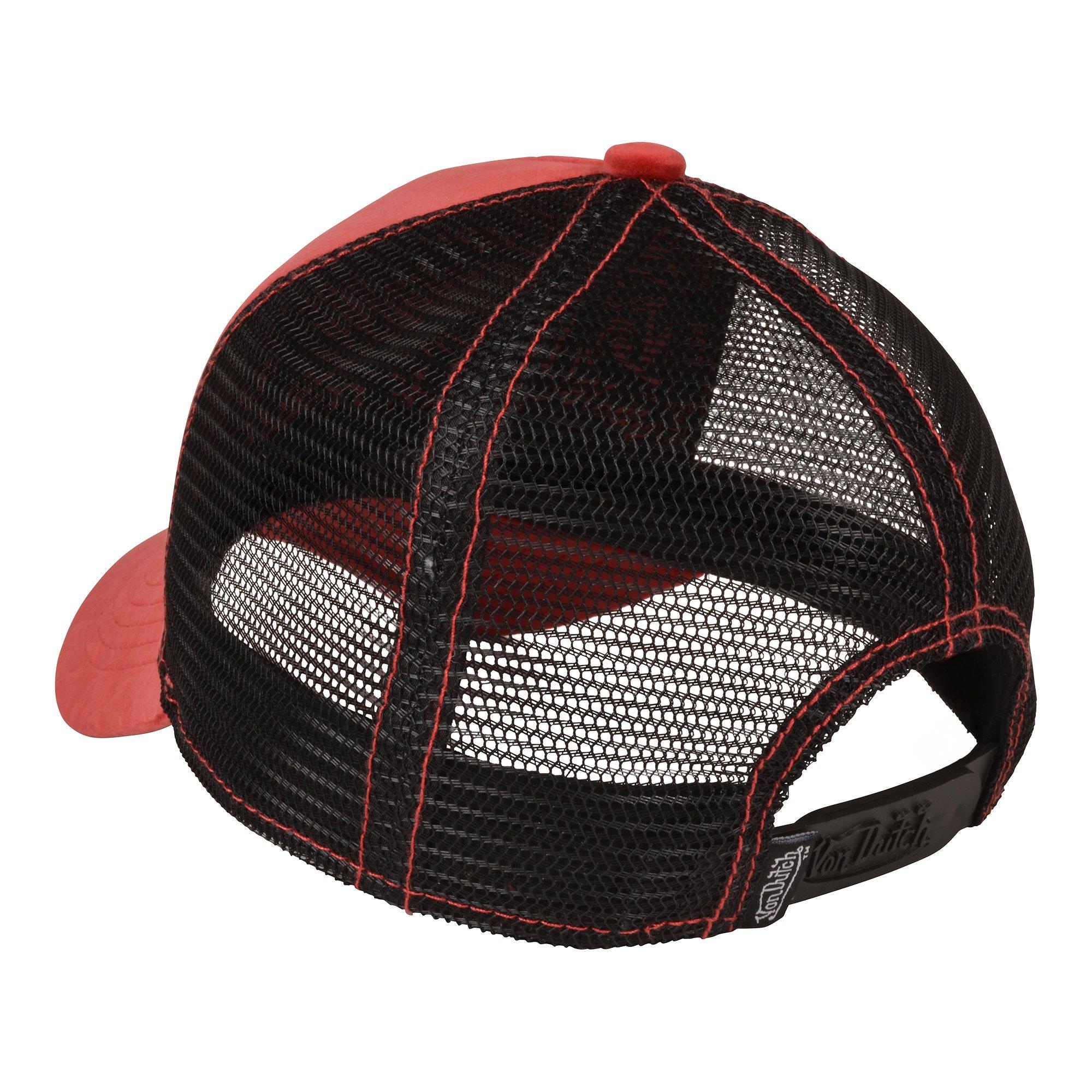 Von Dutch Red Velvet Trucker Snapback Hat