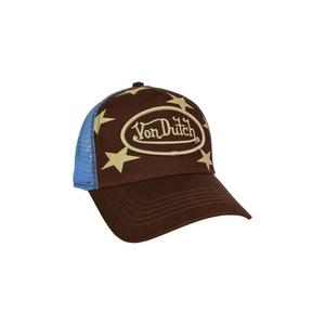 Von Dutch Americana Trucker Snapback Hat-Burgundy