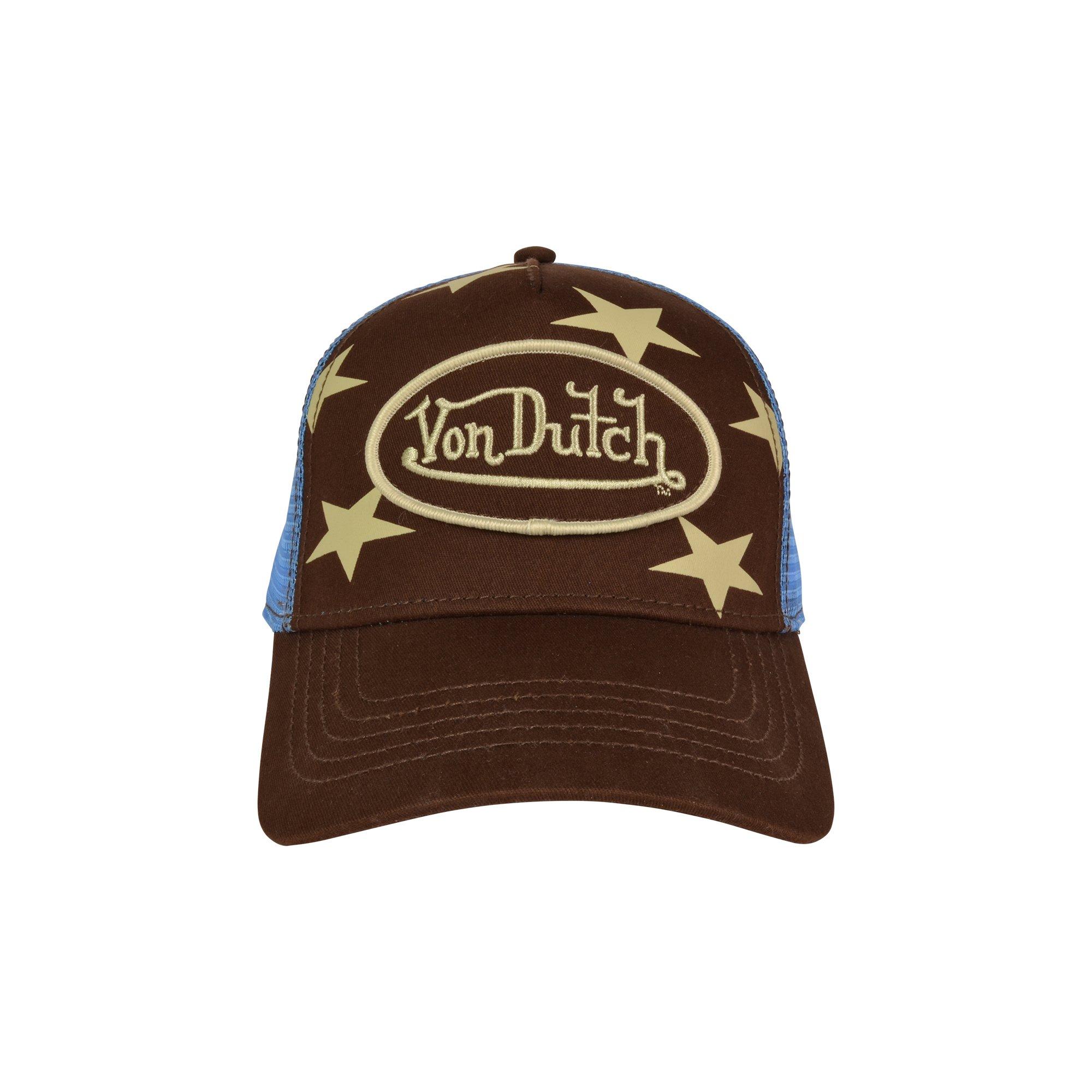 Von Dutch Americana Trucker Burgundy Snapback Hat