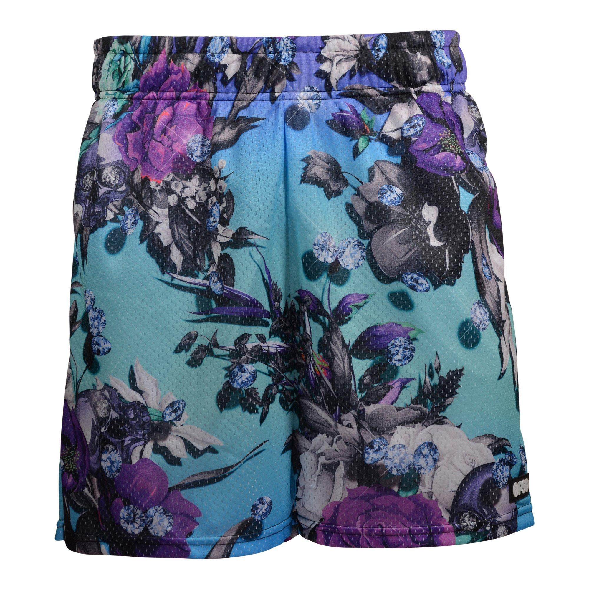 PSD Men's Floral Demise Sky Mesh Shorts - MULTI-COLOR Thumbnail View 1