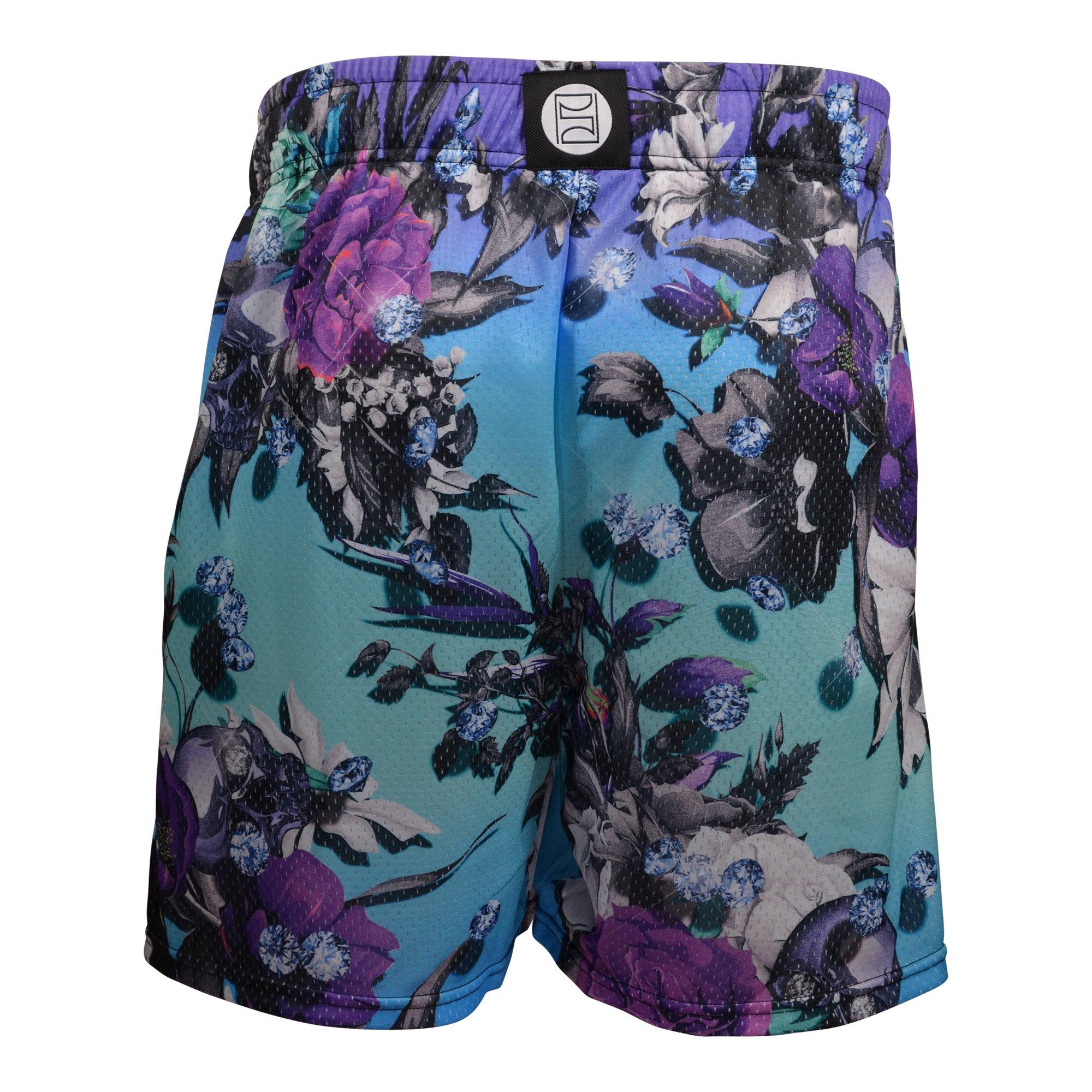 PSD Men's Floral Demise Sky Mesh Shorts - MULTI-COLOR Thumbnail View 2