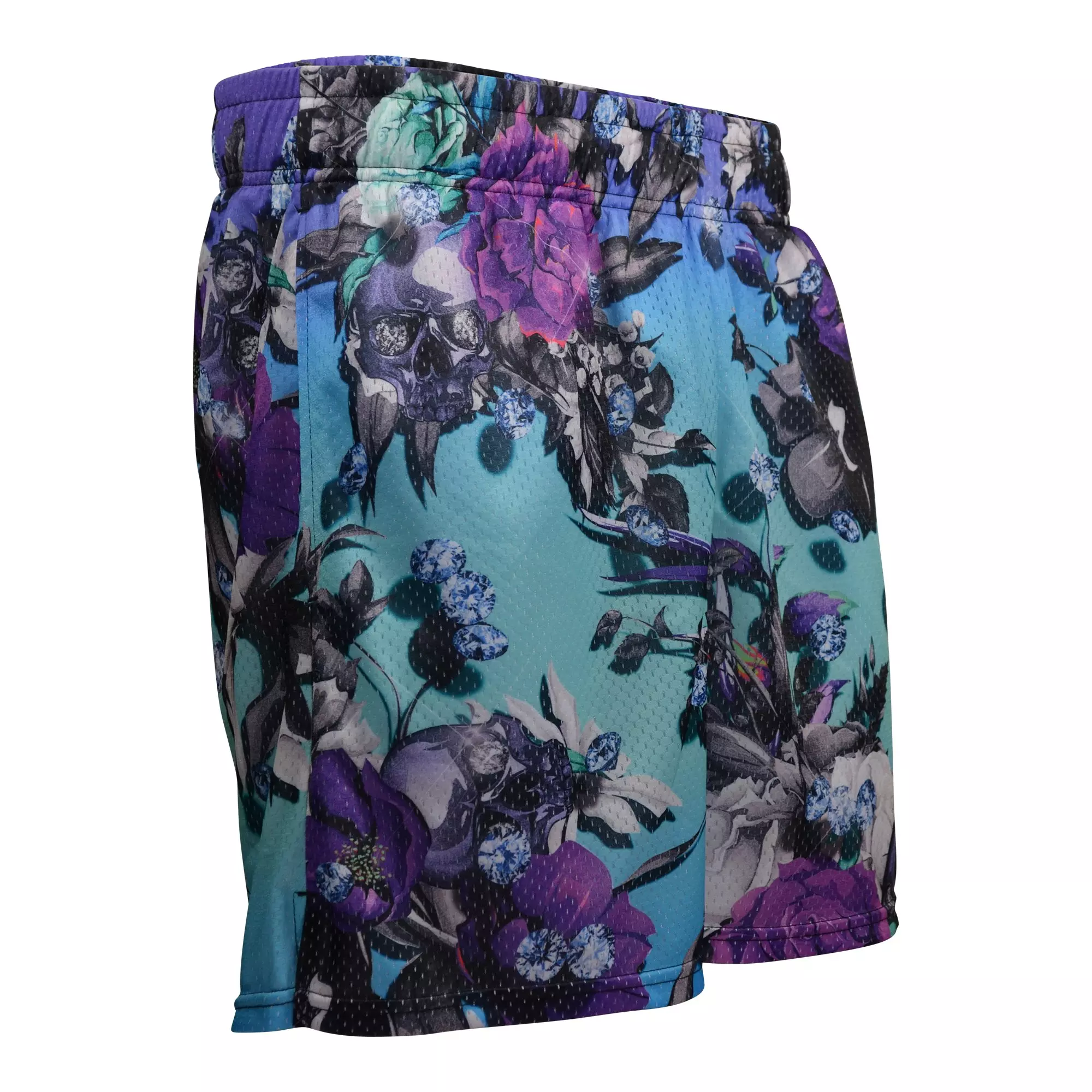 PSD Men's Floral Demise Sky Mesh Shorts - MULTI-COLOR