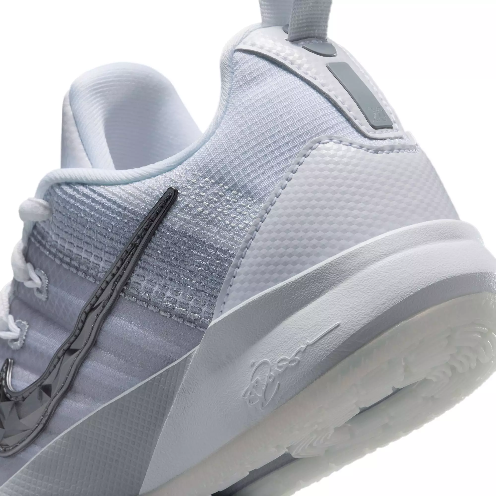 Nike Sabrina "Me vs. Me" Grade School Kids' Basketball Shoe - WHITE/DARK GREY/WOLF GREY