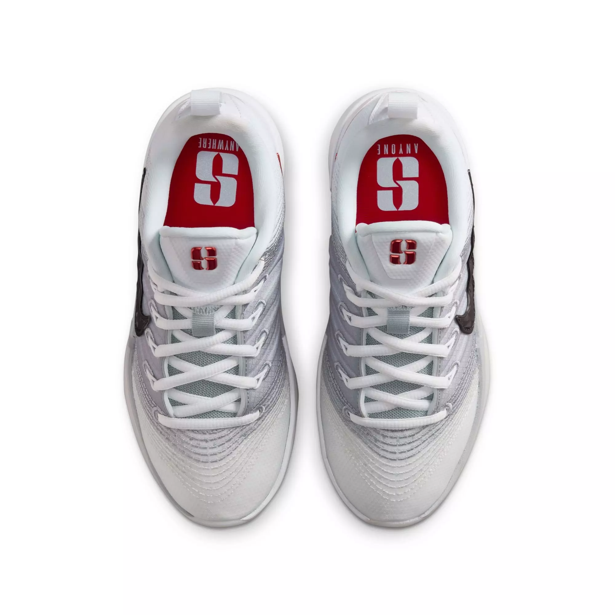 Nike Sabrina "Me vs. Me" Grade School Kids' Basketball Shoe - WHITE/DARK GREY/WOLF GREY