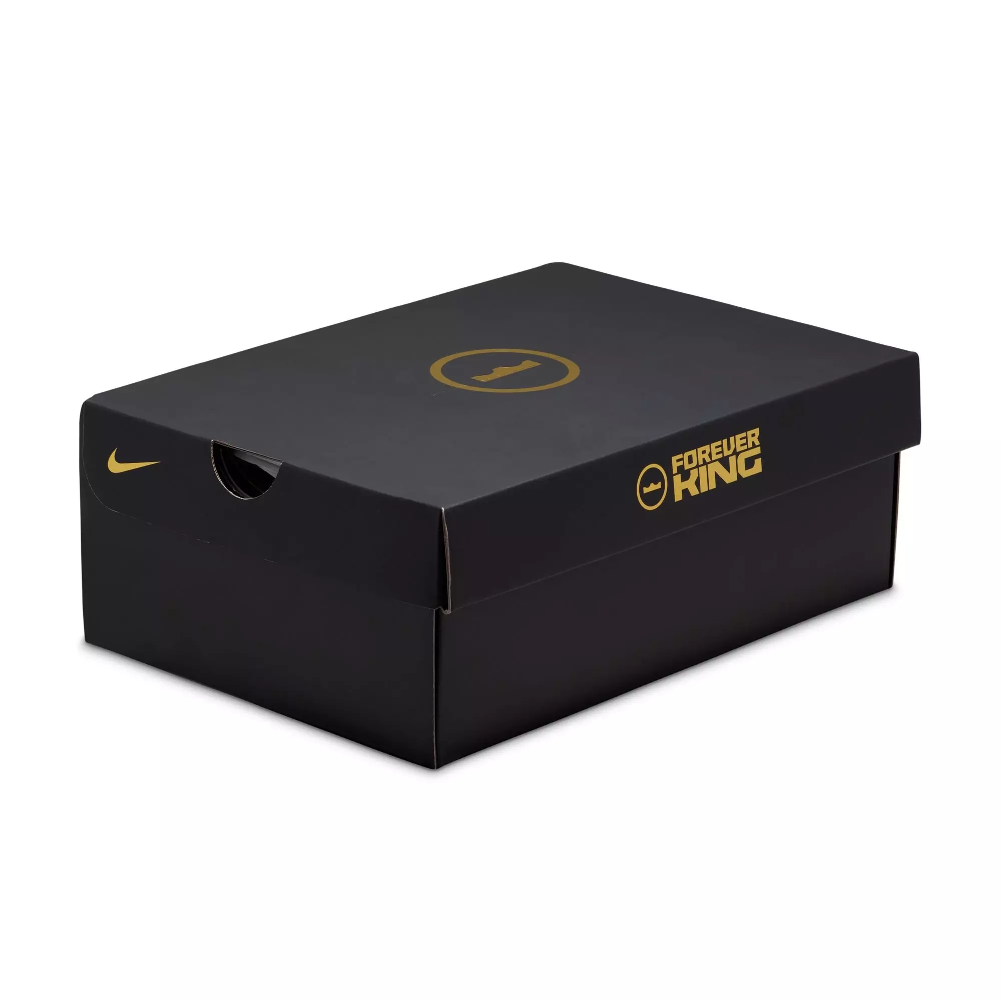 Nike LeBron XXIII "Chosen One" Grade School Kids' Basketball Shoe - BLACK/METALLIC GOLD/VIVID PURPLE