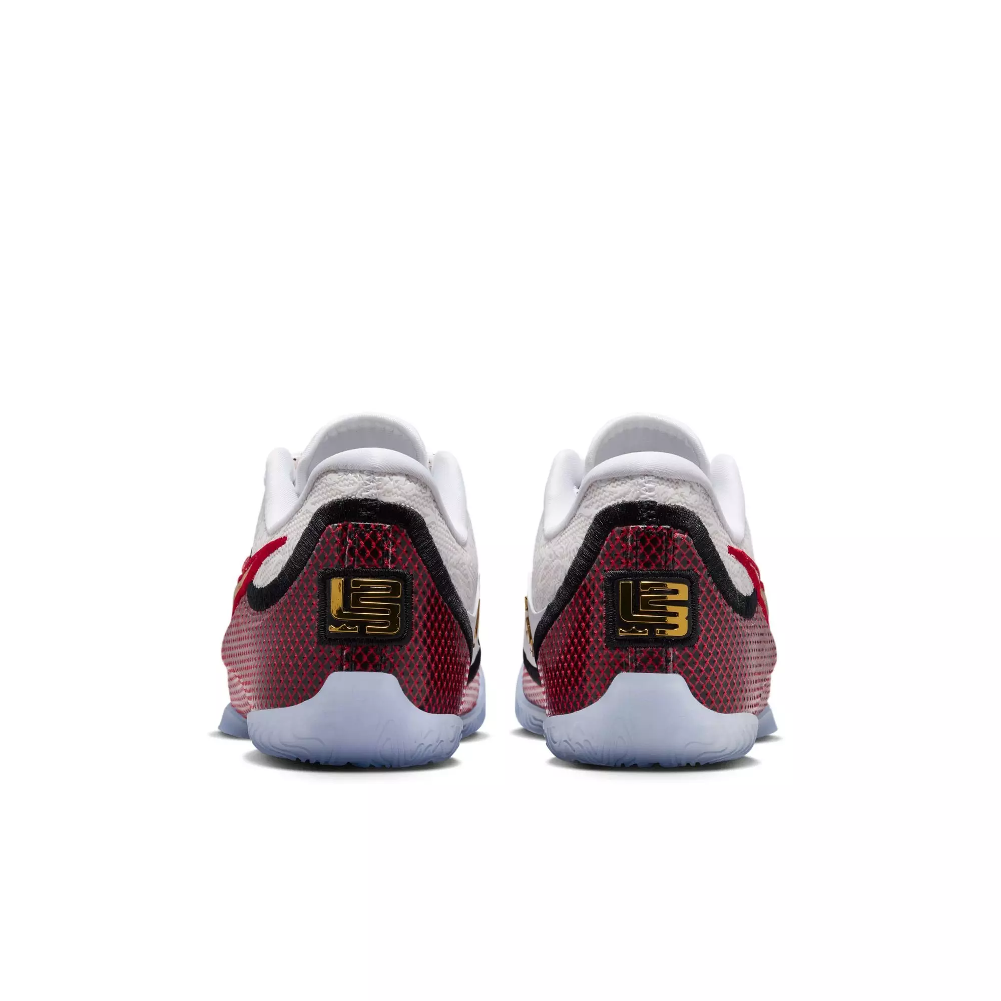 Nike LeBron XXIII "Grand Opening" Grade School Kids' Basketball Shoe - WHITE/METALLIC GOLD/UNIVERSITY RED