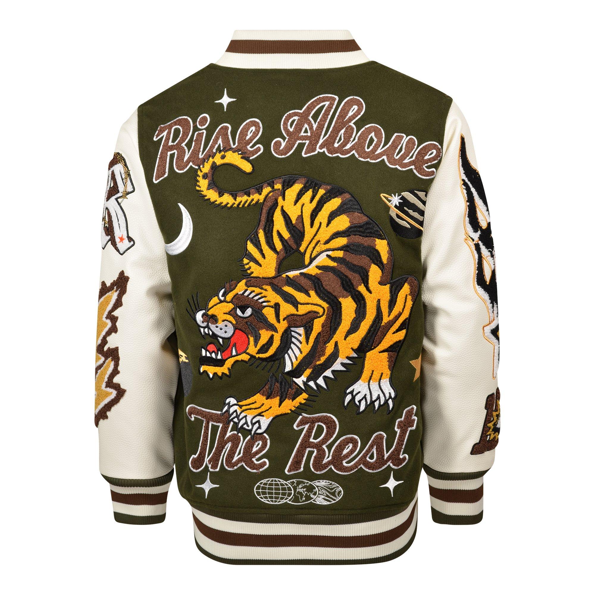 Reason Varsity Big Boys' Olive Jacket