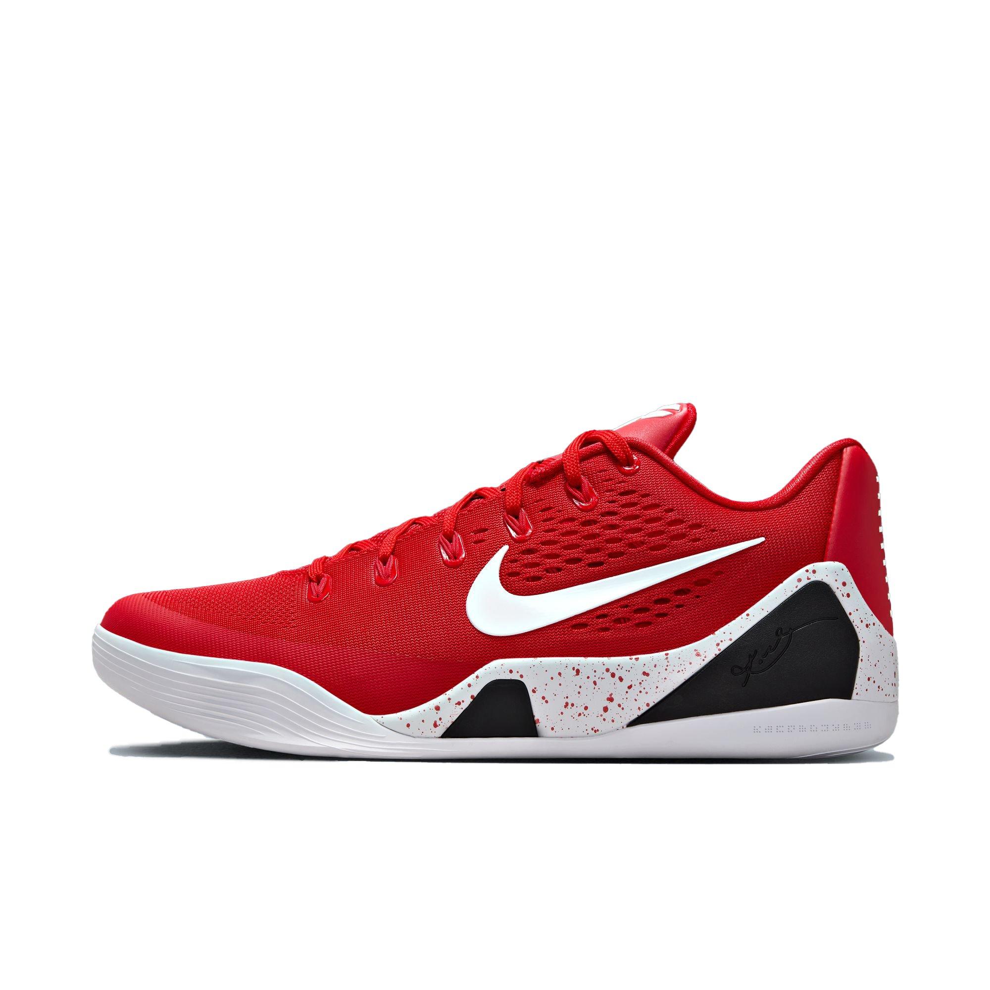 Nike Kobe IX Elite Low EM Protro "University Red" Men's Shoe - UNIVERSITY RED/WHITE Thumbnail View 8