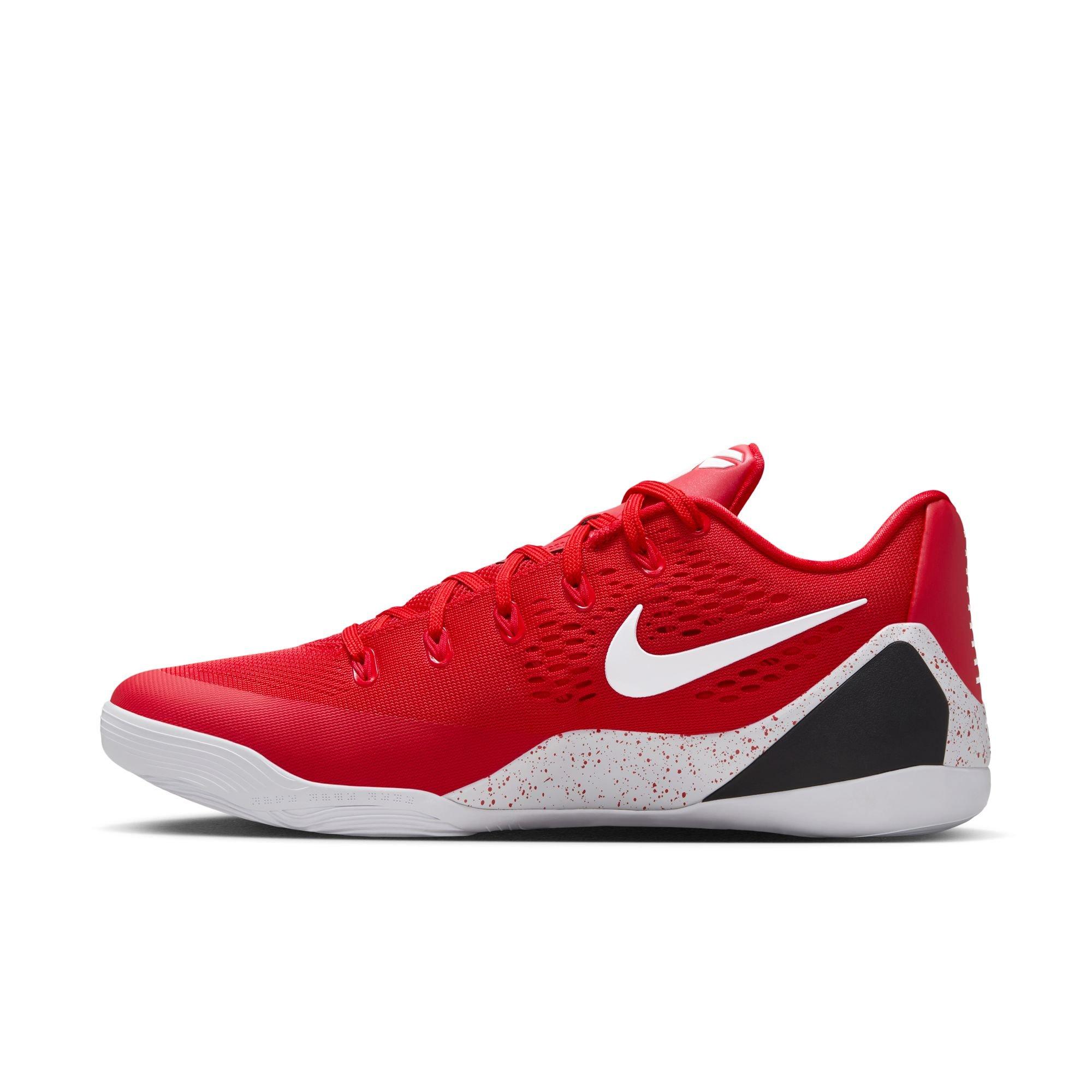 Nike Kobe IX Elite Low EM Protro "University Red" Men's Shoe - UNIVERSITY RED/WHITE Thumbnail View 9