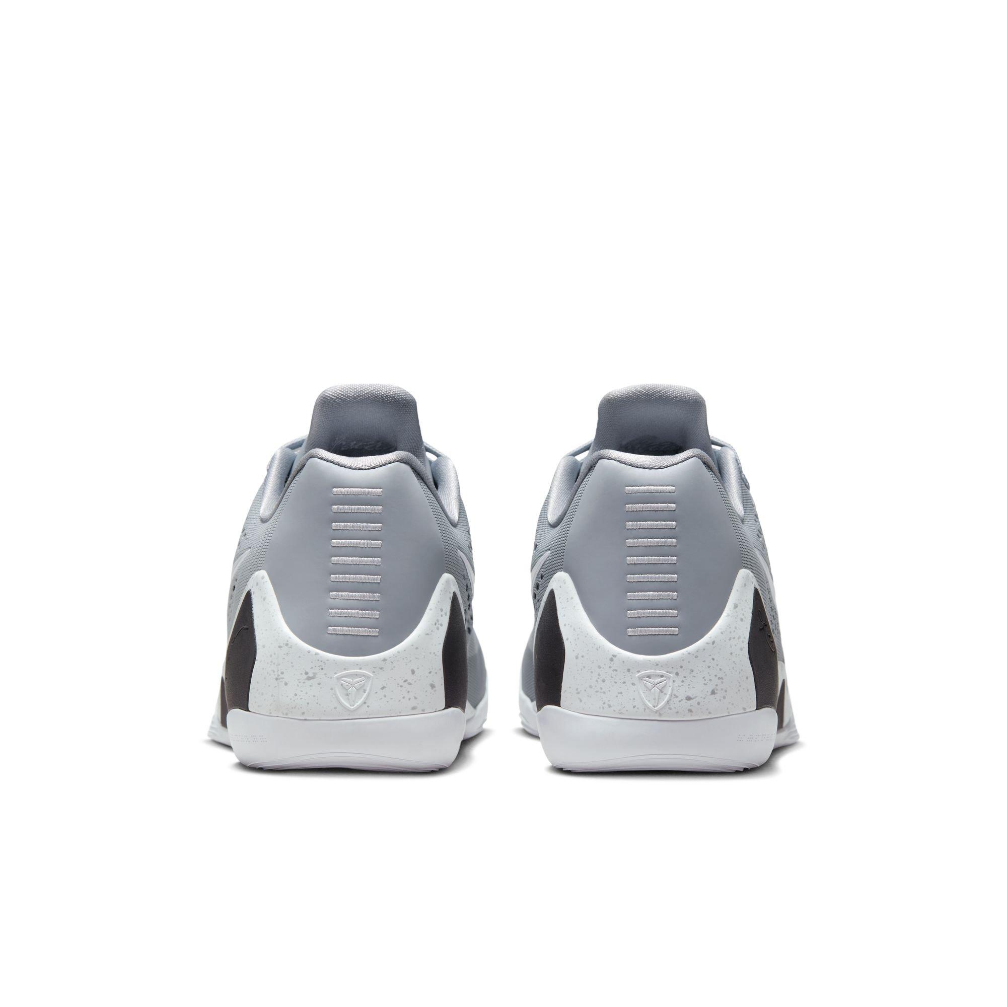 Grey Elite Low-Top Basketball Sneakers Kobe 9 | Hibbett