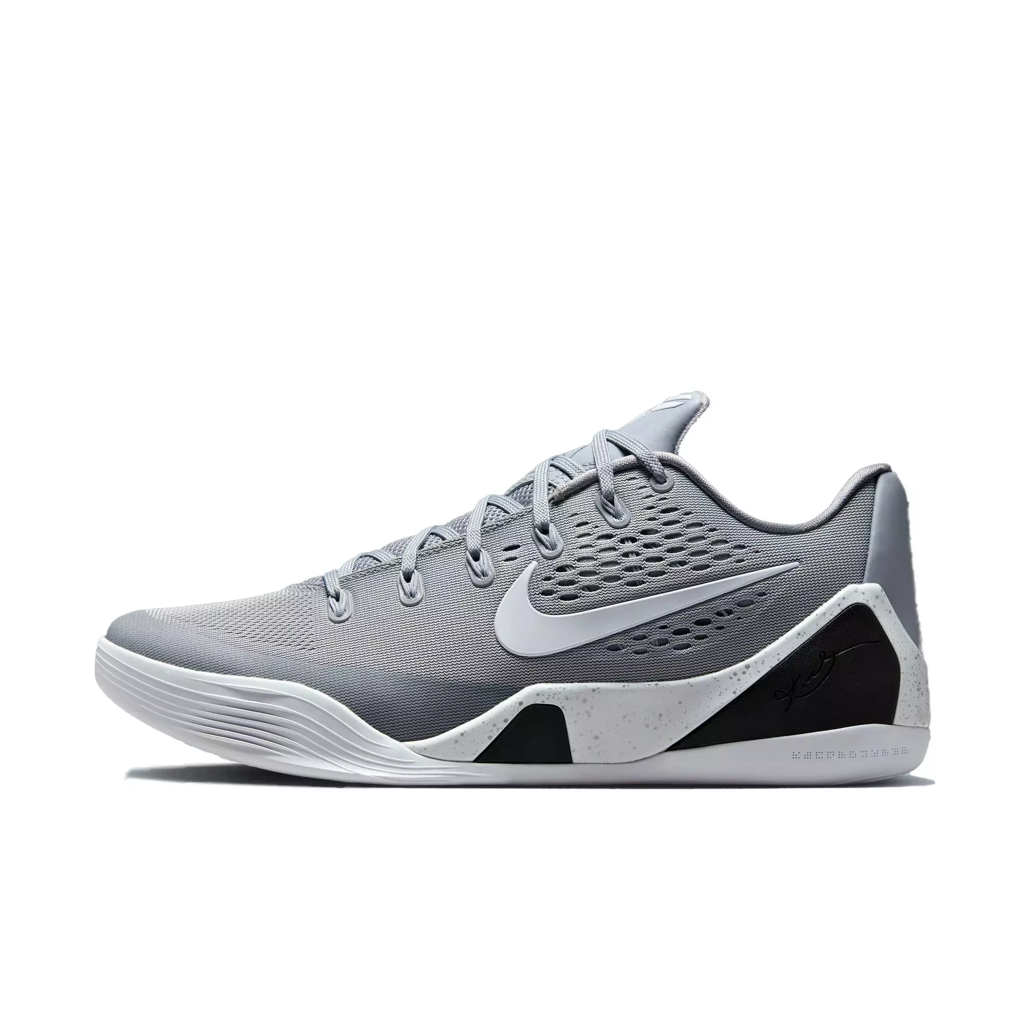 Nike Kobe IX Elite Low EM Protro "Wolf Grey" Men's Basketball Shoe - WOLF GREY/WHITE