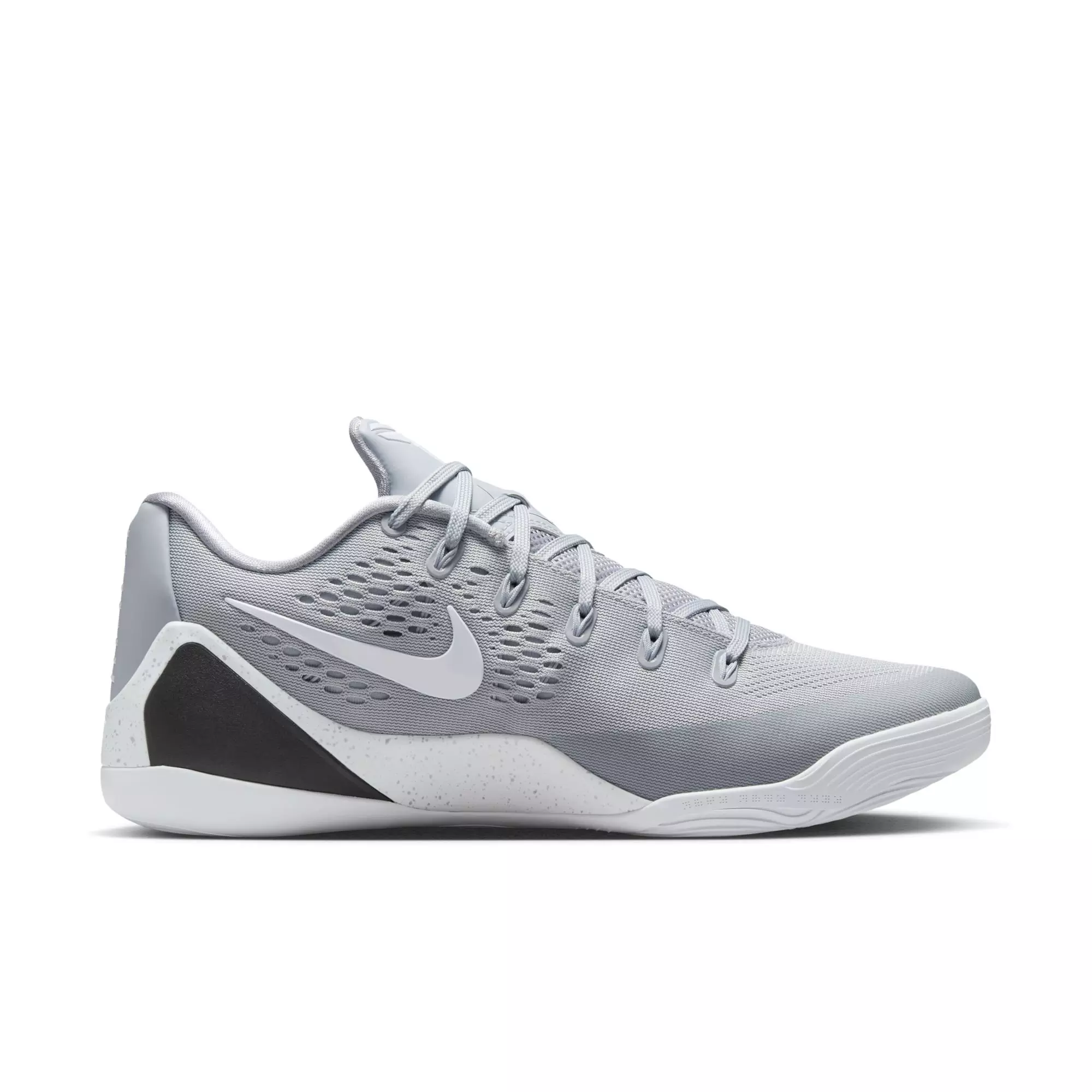 Nike Kobe IX Elite Low EM Protro "Wolf Grey" Men's Basketball Shoe - WOLF GREY/WHITE