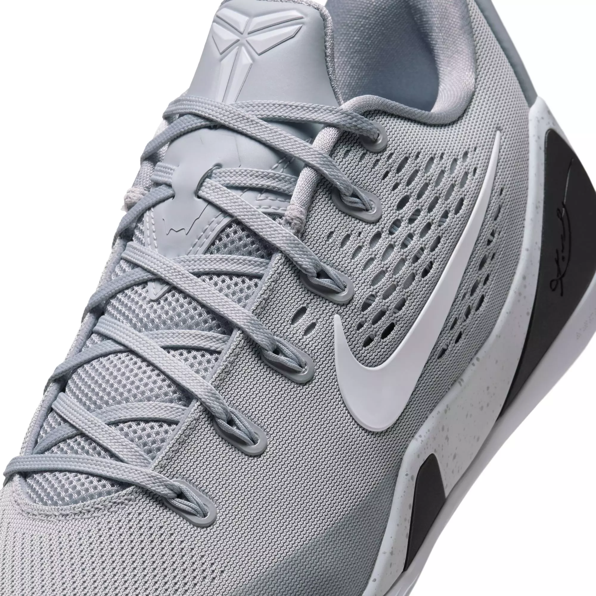 Nike Kobe IX Elite Low EM Protro "Wolf Grey" Men's Basketball Shoe - WOLF GREY/WHITE