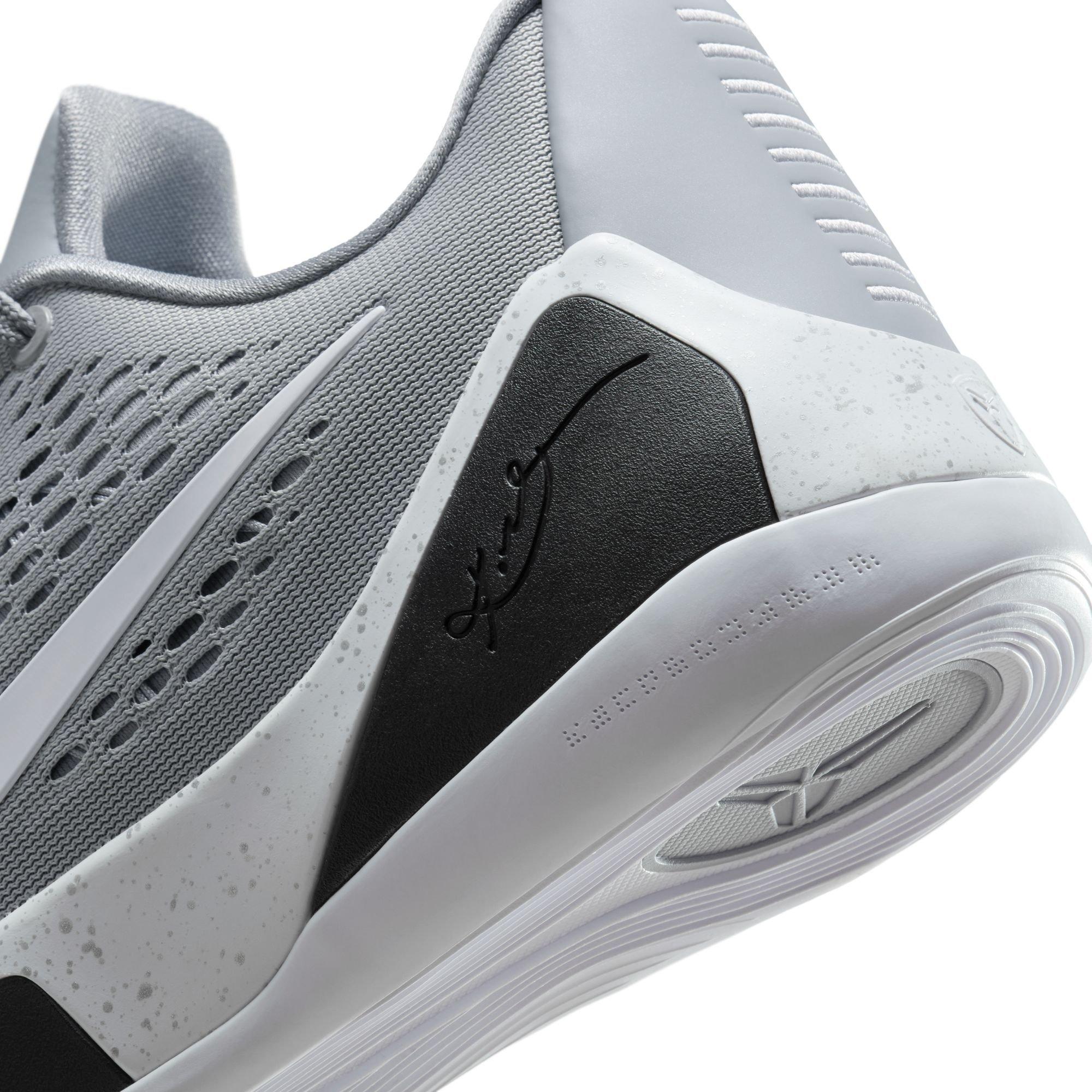 Grey Elite Low-Top Basketball Sneakers Kobe 9 | Hibbett