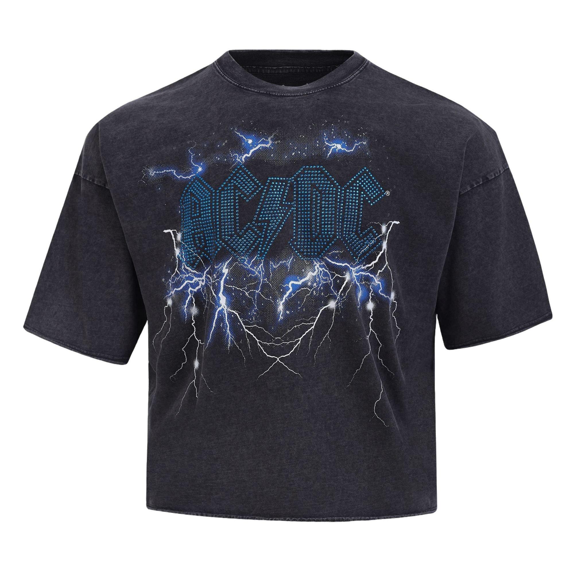 Freeze Max Men's ACDC Blow Up Your Video Crop Tee - BLACK Thumbnail View 1