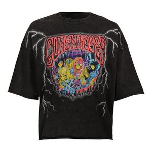 Freeze Max Men's Hollywood Rose Crop Tee - Washed Black