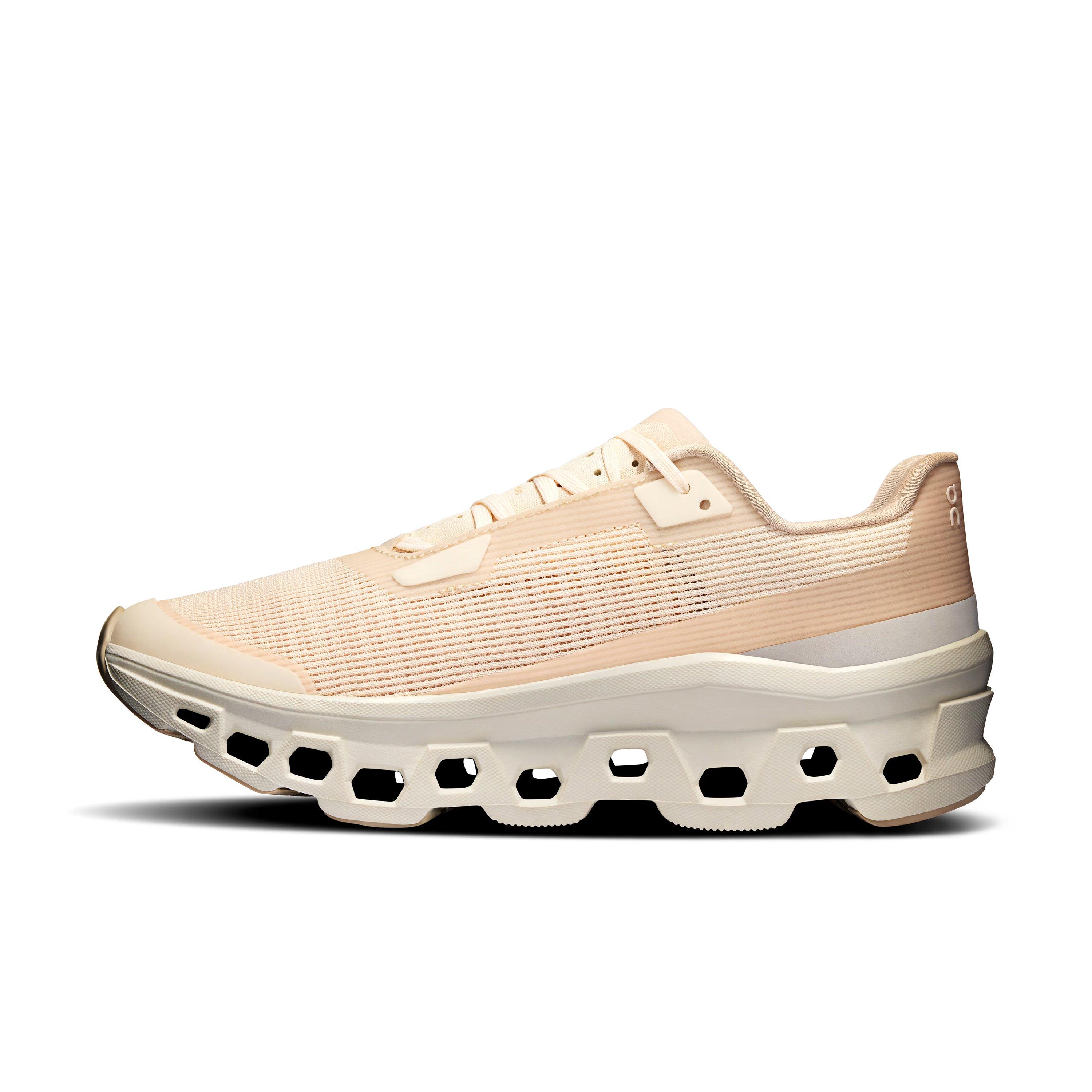 On Cloudmonster Void "Dew/Ivory" Women's Shoe - PINK/WHITE Thumbnail View 2