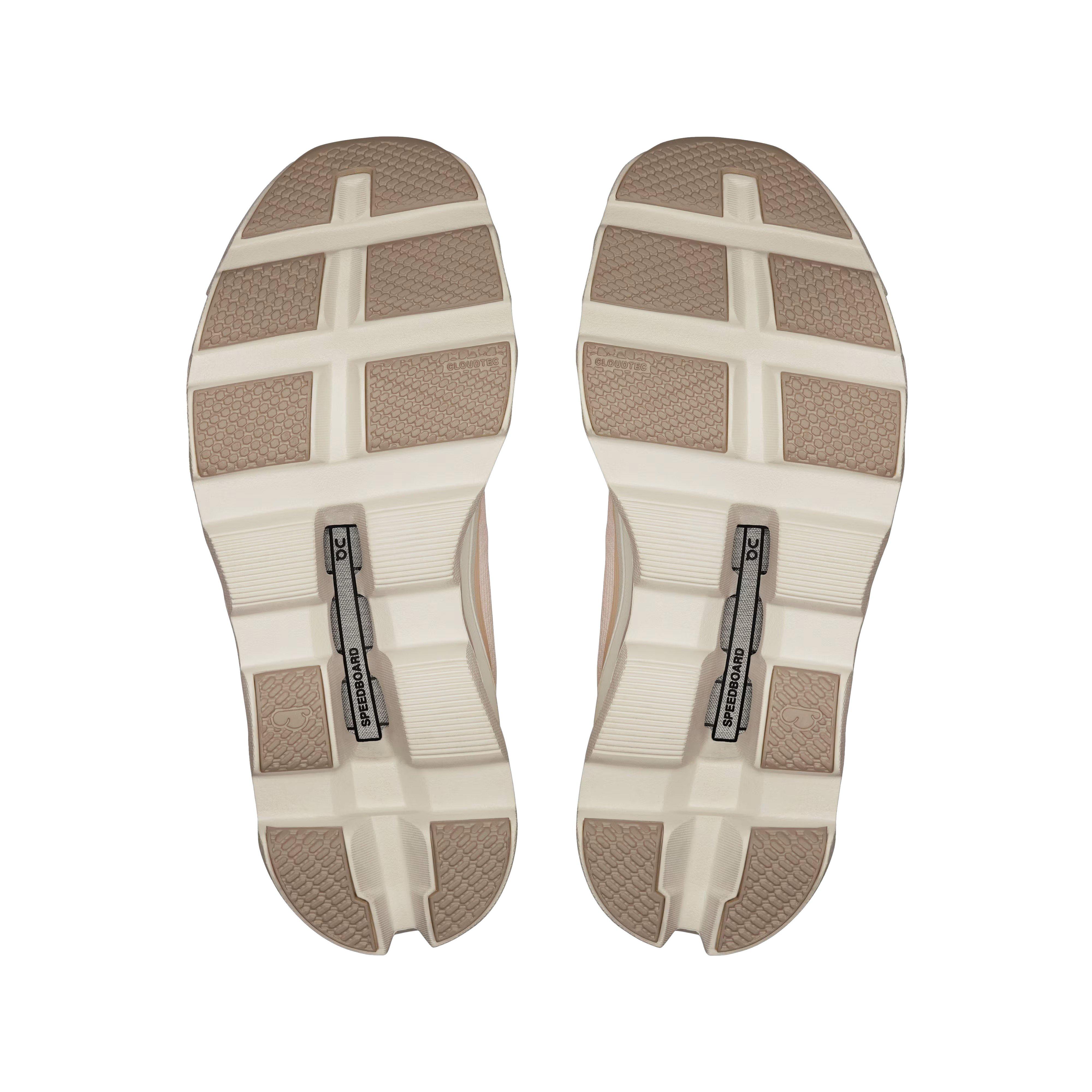 On Cloudmonster Void "Dew/Ivory" Women's Shoe - PINK/WHITE Thumbnail View 4