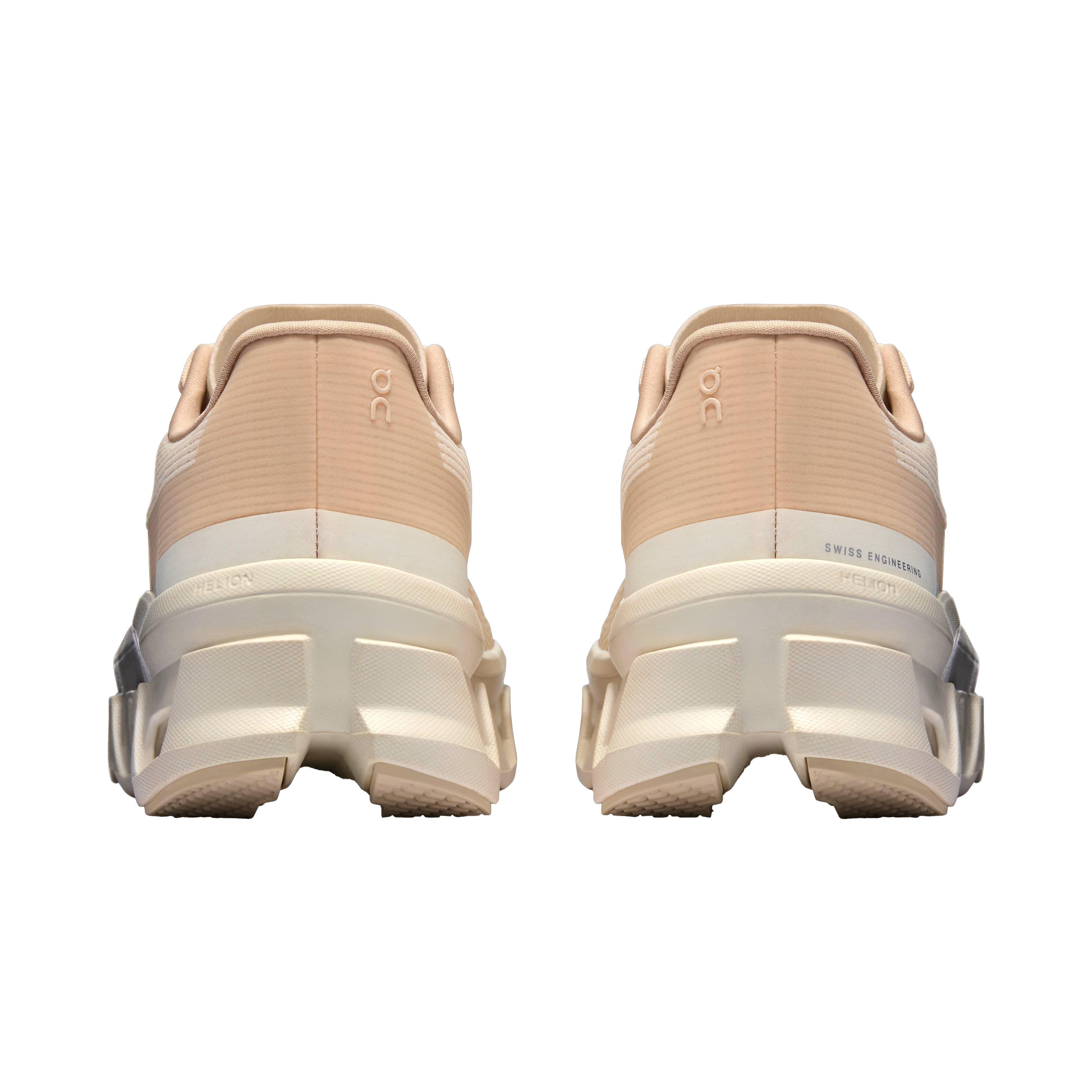 On Cloudmonster Void "Dew/Ivory" Women's Shoe - PINK/WHITE Thumbnail View 5