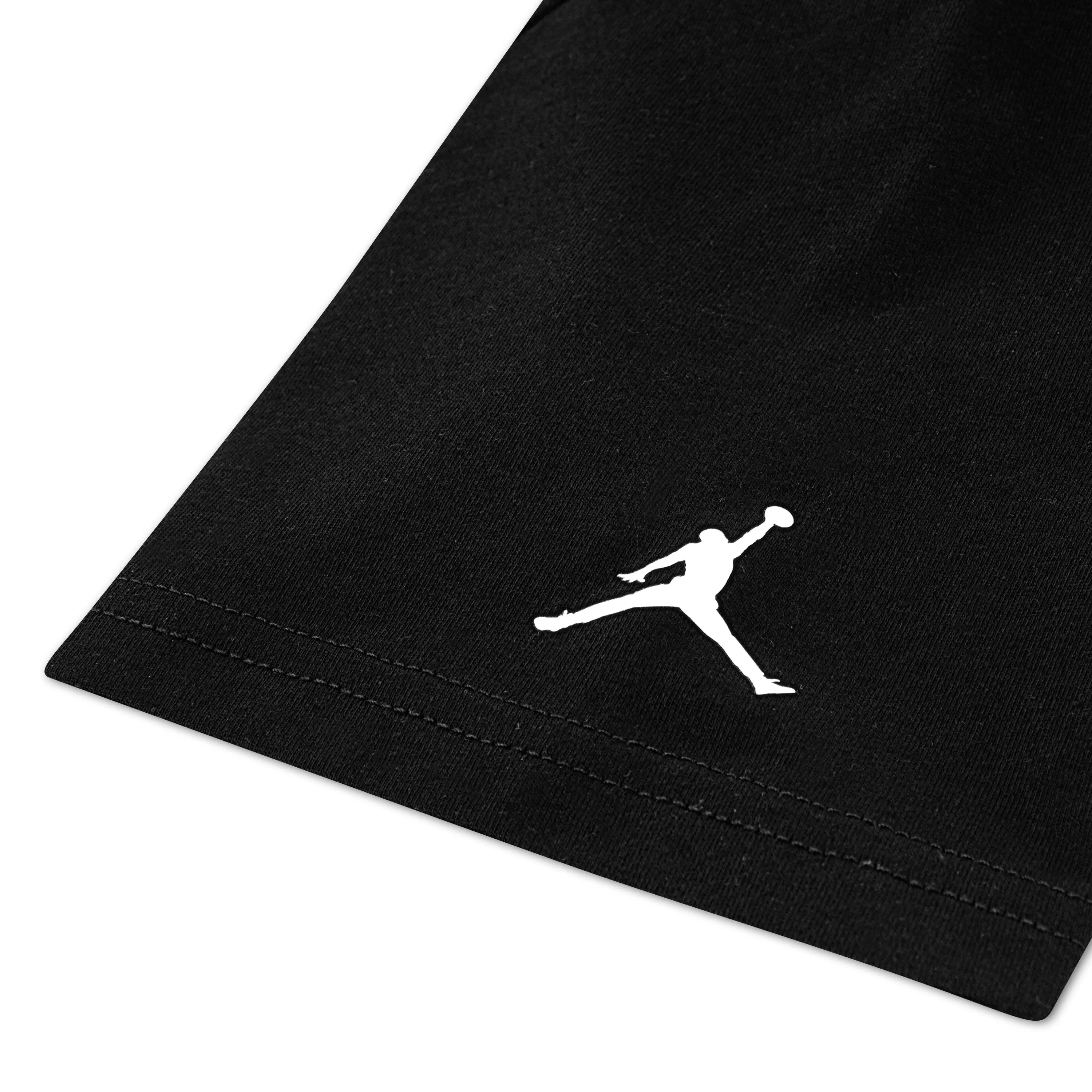 Jordan Big Boys' GOAT Tee - Black - BLACK/RED