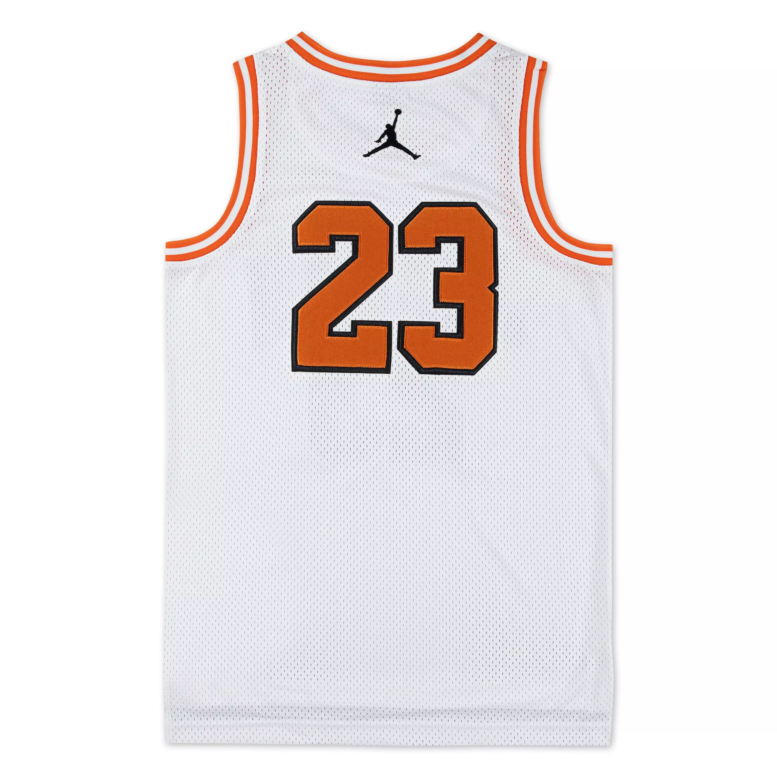 Jordan Big Boys' Basketball Jersey - White/Orange - ORANGE