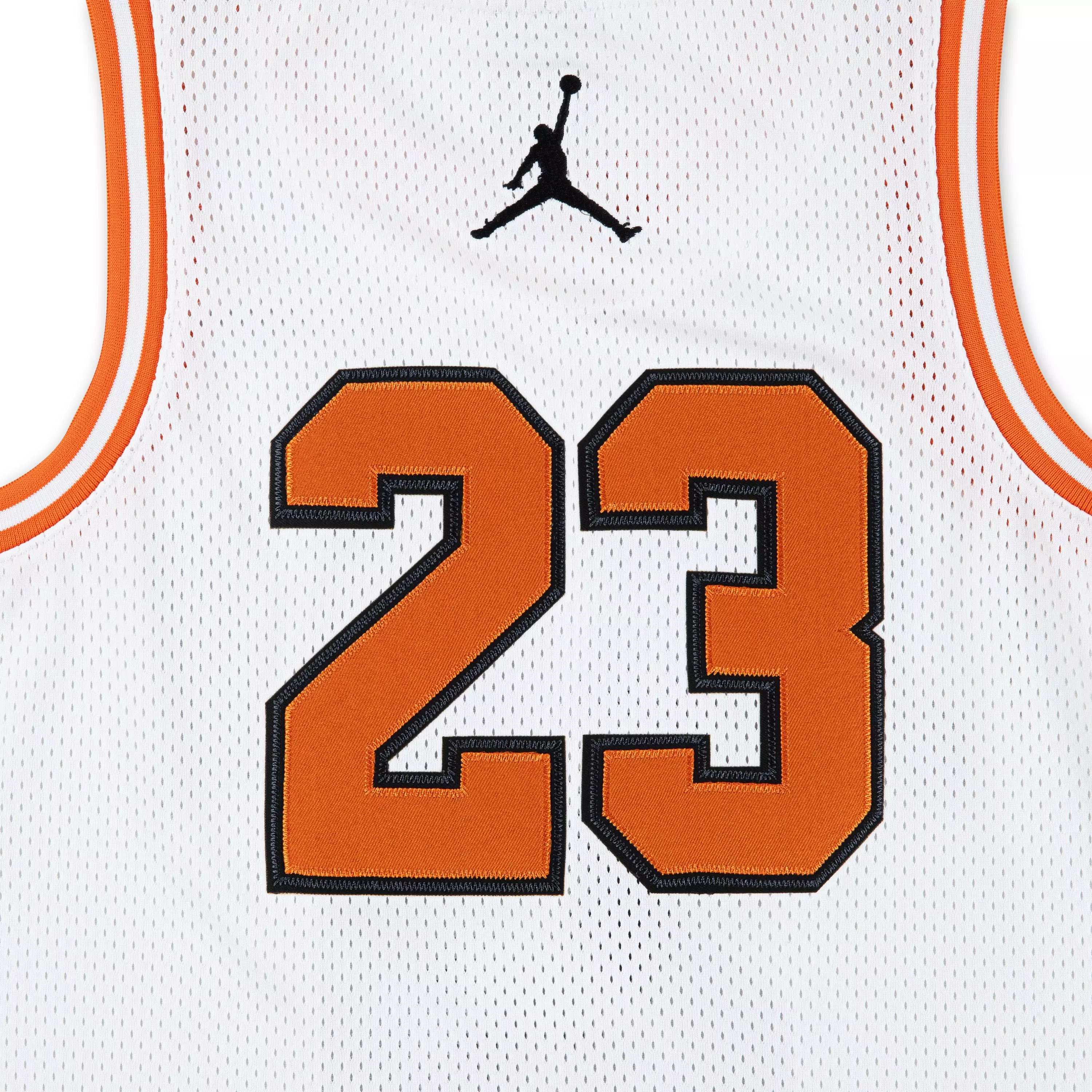 Jordan Big Boys' Basketball Jersey - White/Orange - ORANGE