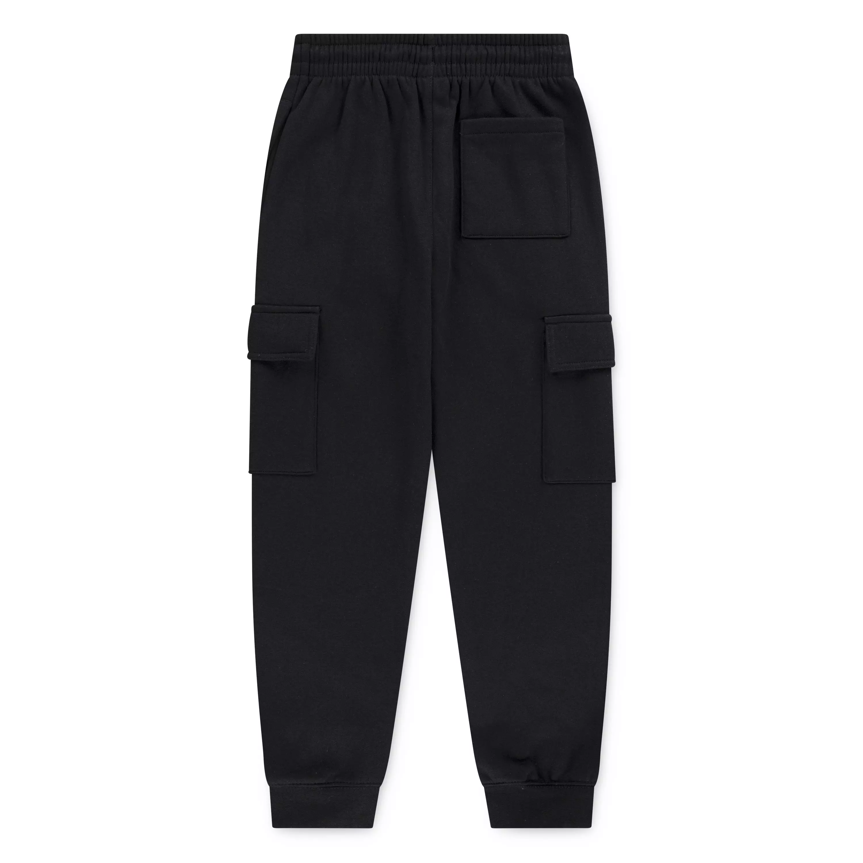 Jordan Big Boys' Fleece Cargo Pants - Black - BLACK