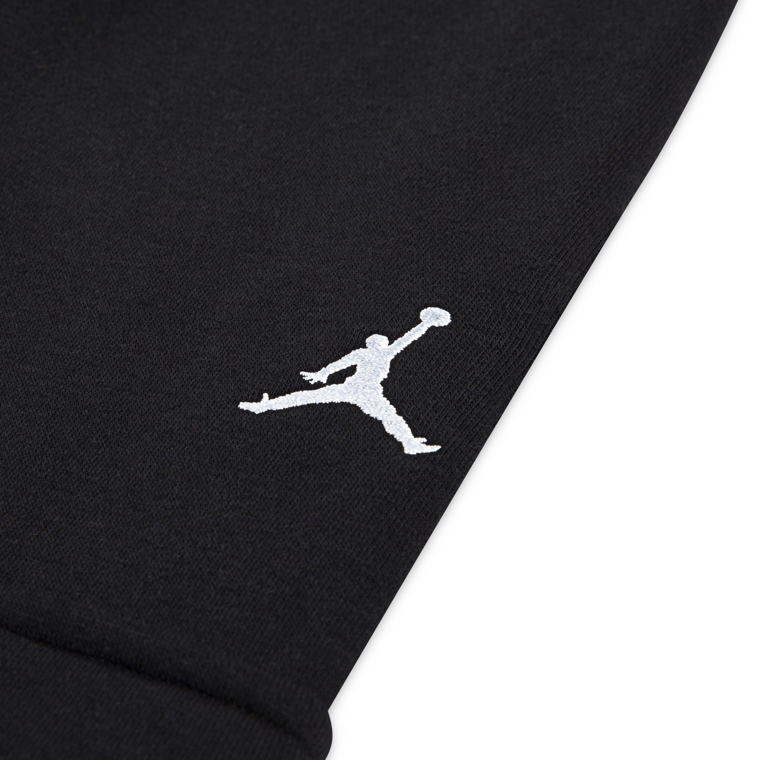 Jordan Big Boys' Fleece Cargo Pants - Black - BLACK