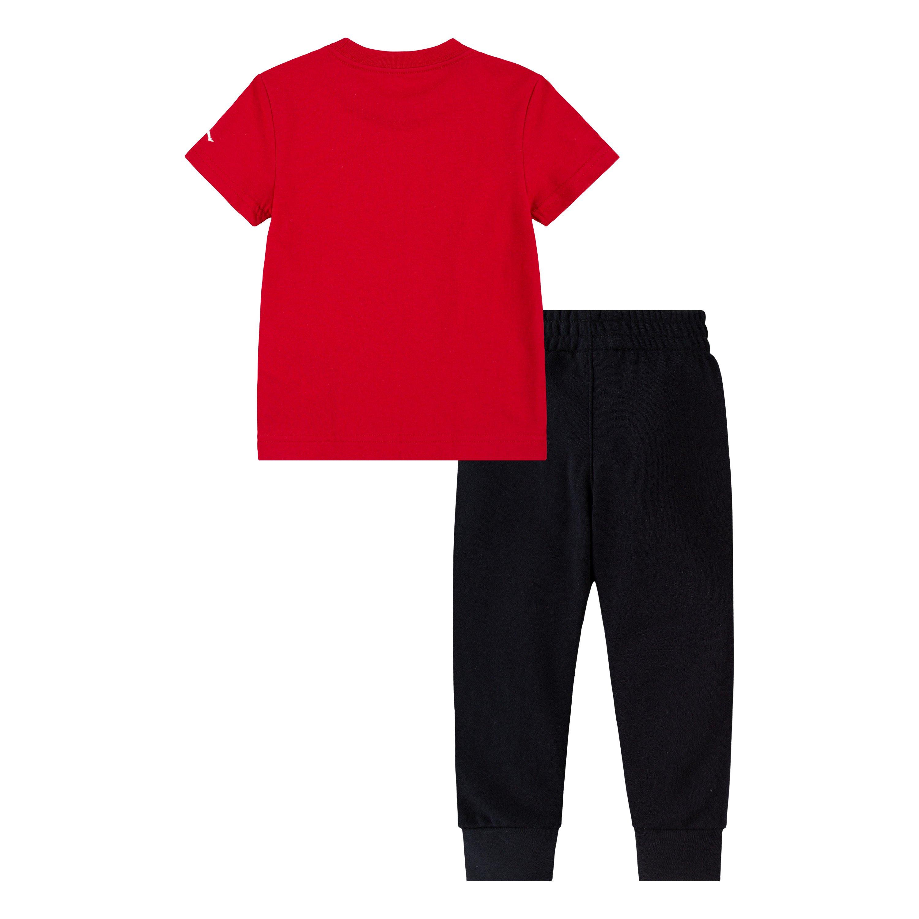 Jordan Jogger Toddler Kids' Red/Black Set