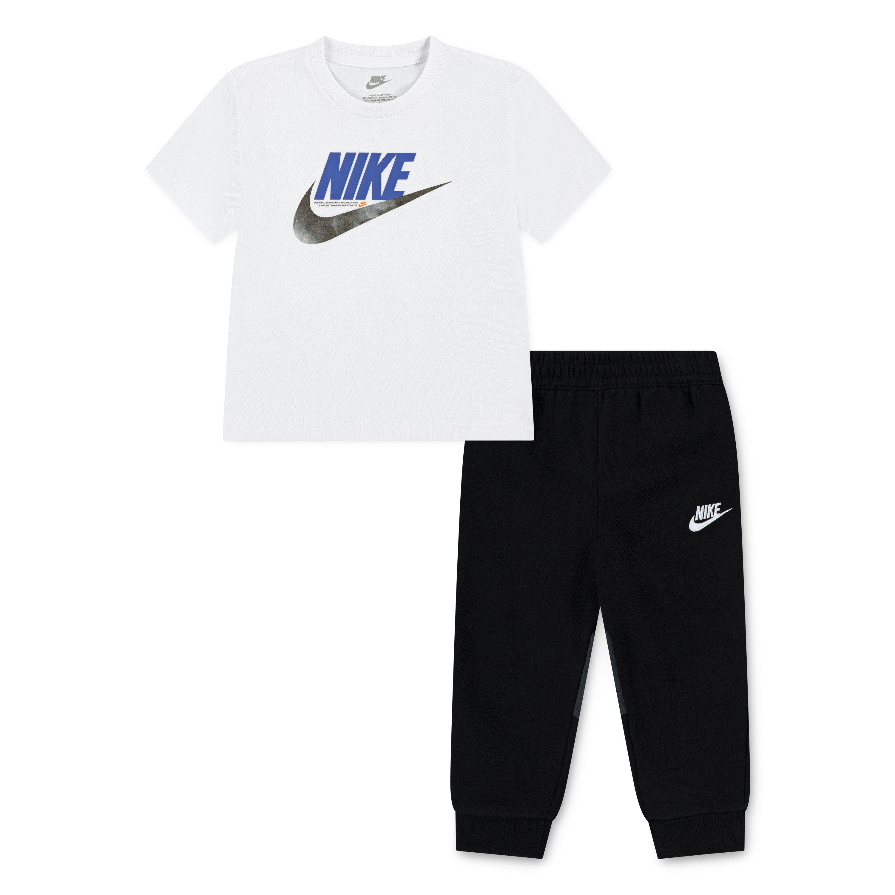 Nike Jogger Toddler Kids' White/Black Set