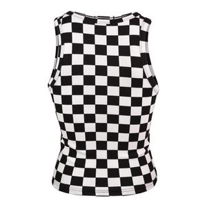 Von Dutch Women's Checkerboard Tank - White/Black