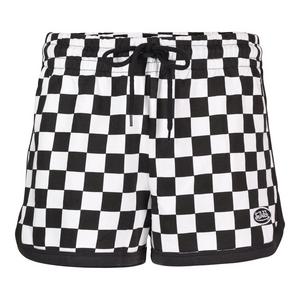 Von Dutch Women's Checkerboard Shorts - White/Black
