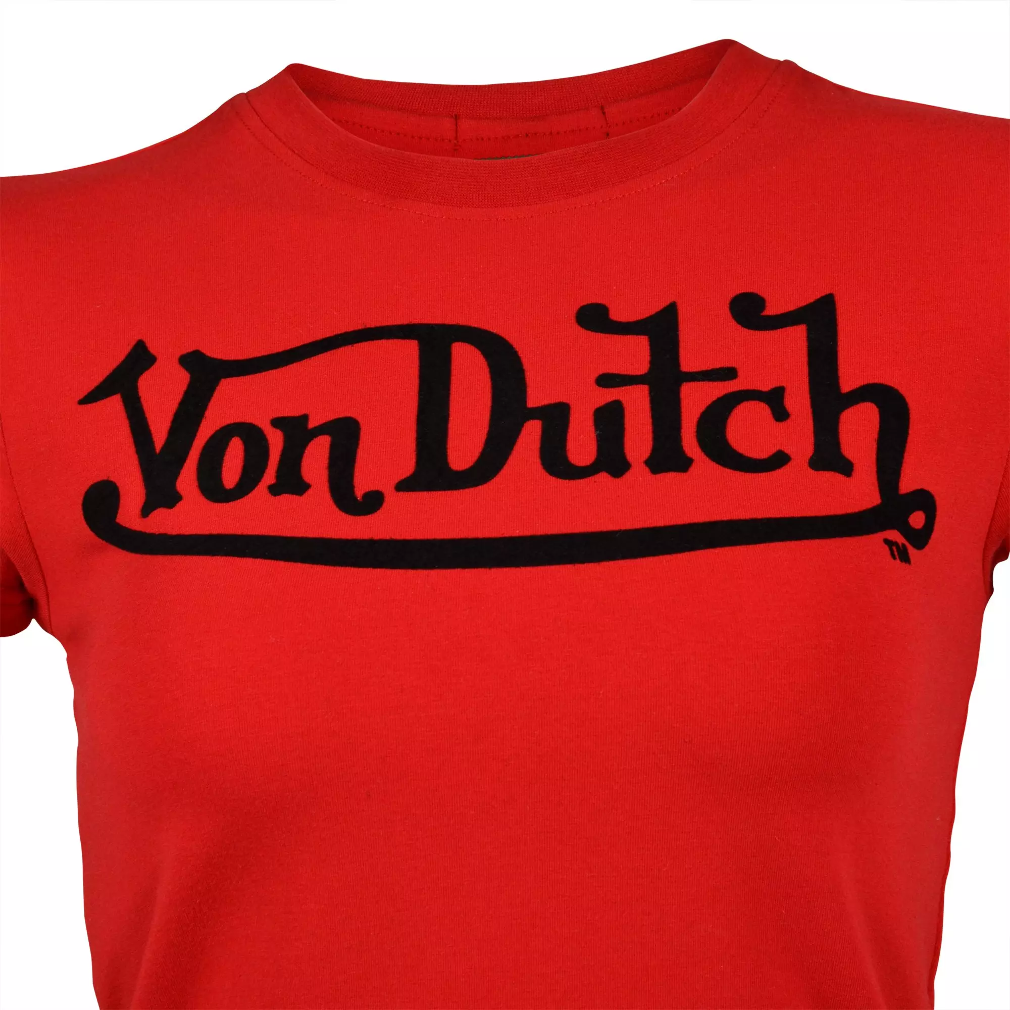 Von Dutch Women's Snake BH Baby Tee - Red - RED