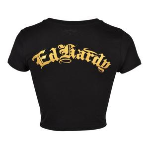 Ed Hardy Women's Tiger Head Tee - Black