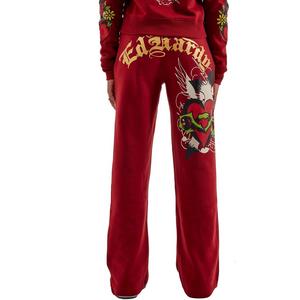 Ed Hardy Women's Sacred Heart Fleece Pants