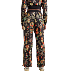 Ed Hardy Women's Shrunken Flashboard Track Pants