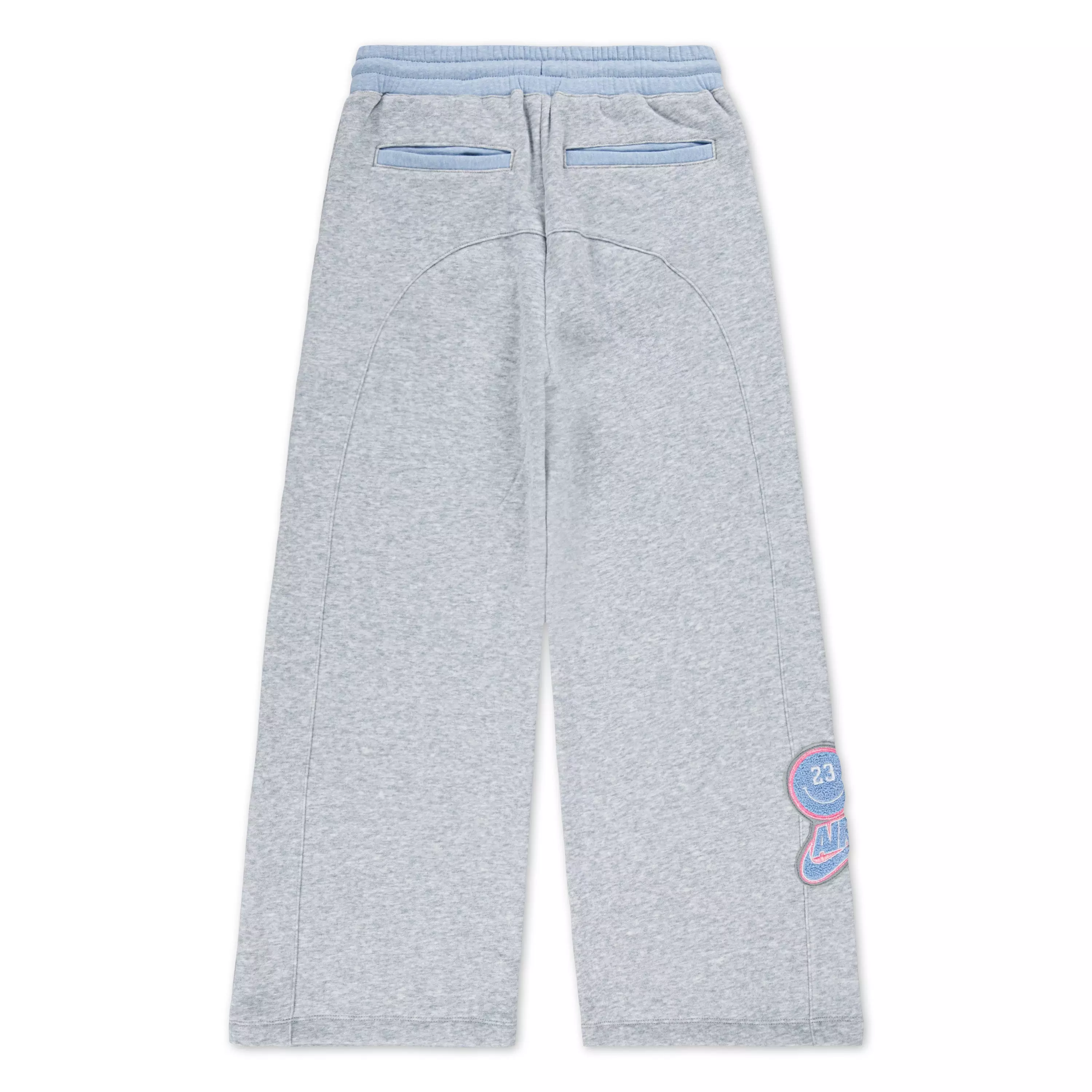 Jordan Big Girls' Fleece Pants - GREY/PINK