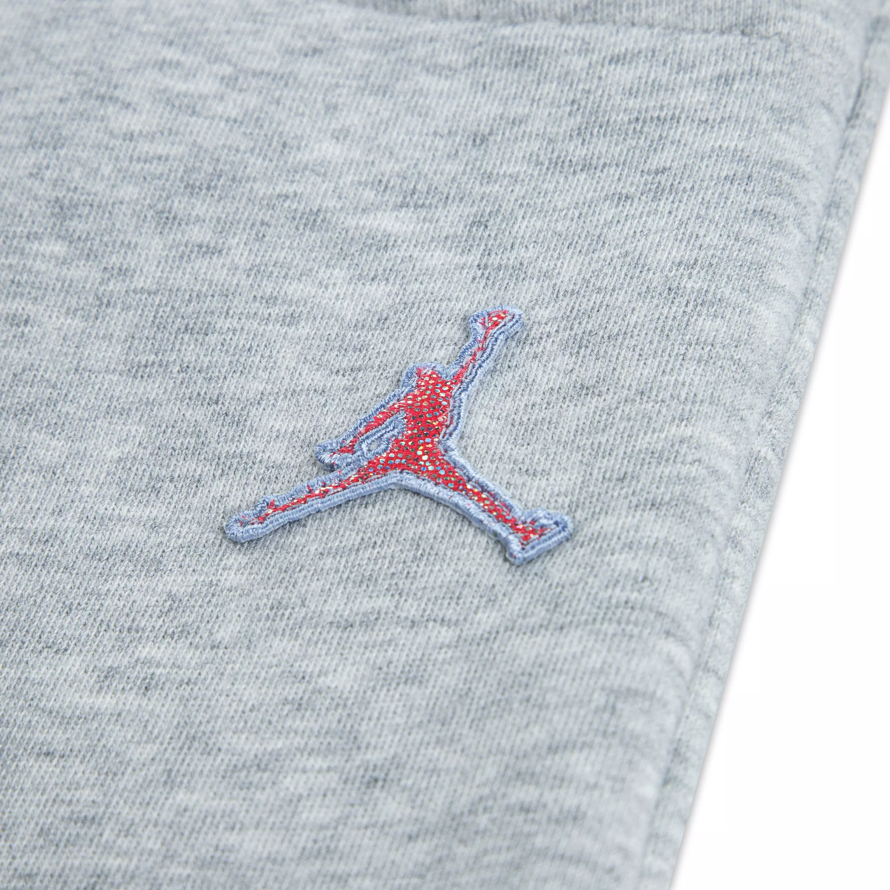 Jordan Big Girls' Fleece Pants - GREY/PINK