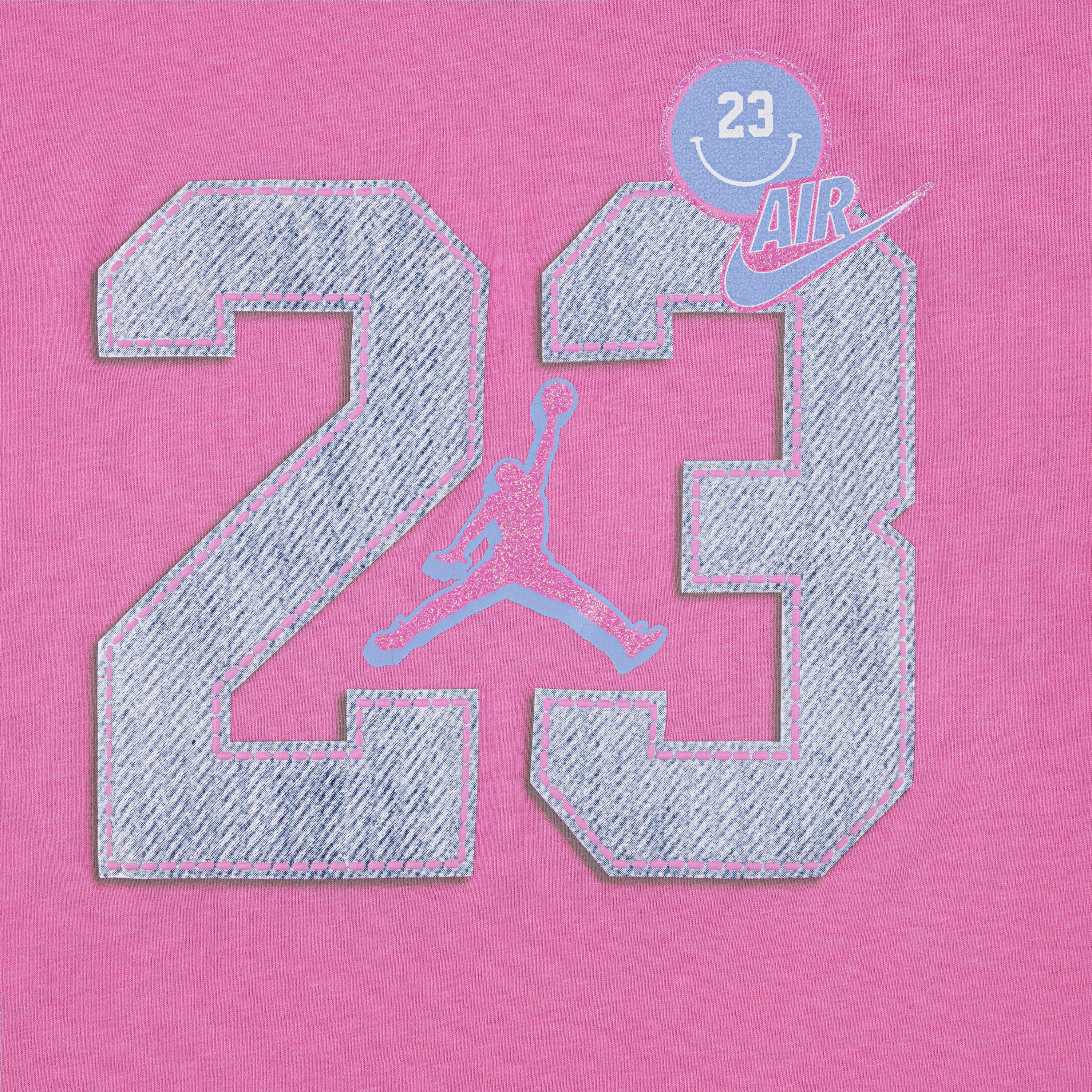 Jordan 23 Big Girls' Pink Tee