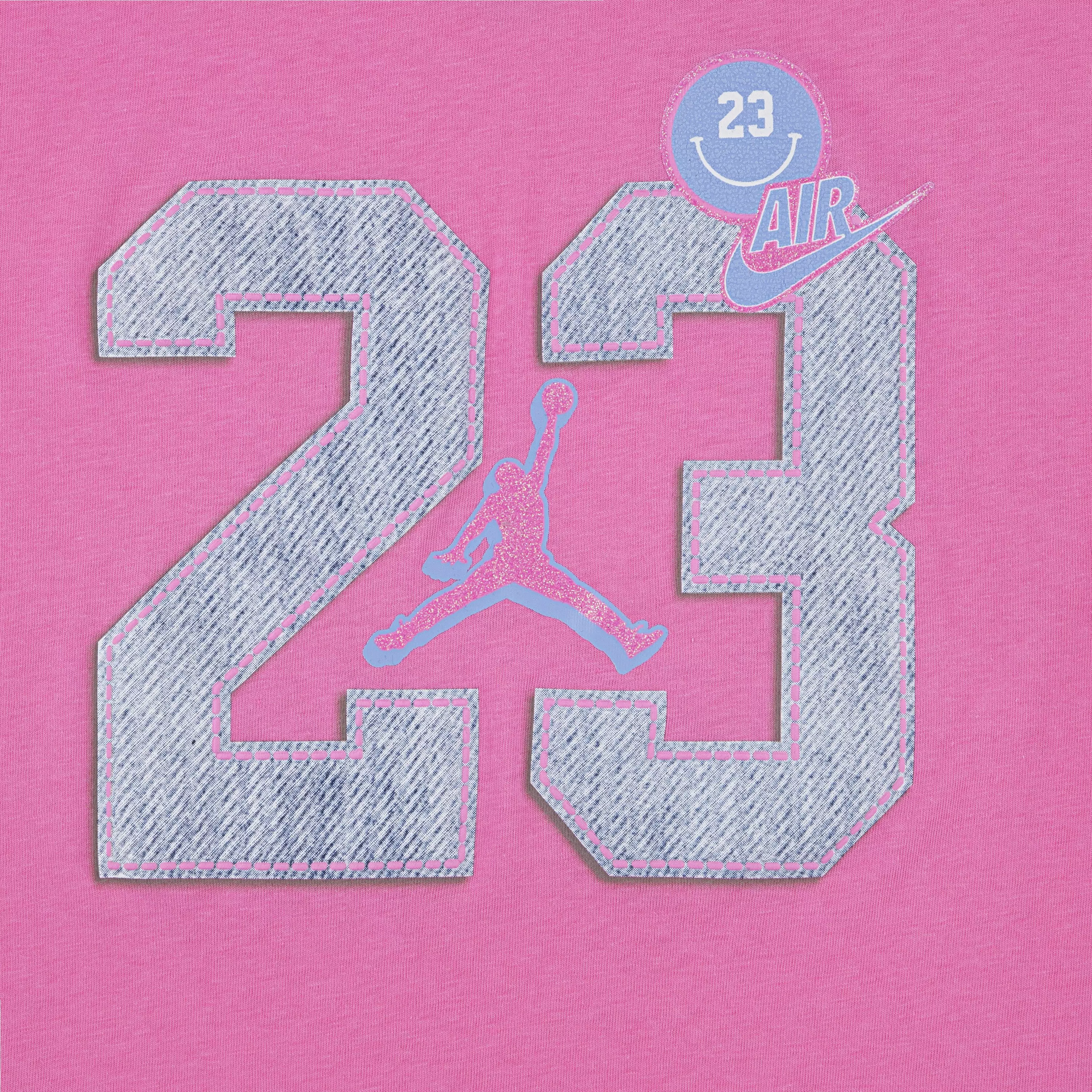 Jordan Big Girls' 23 Tee - Pink - PINK