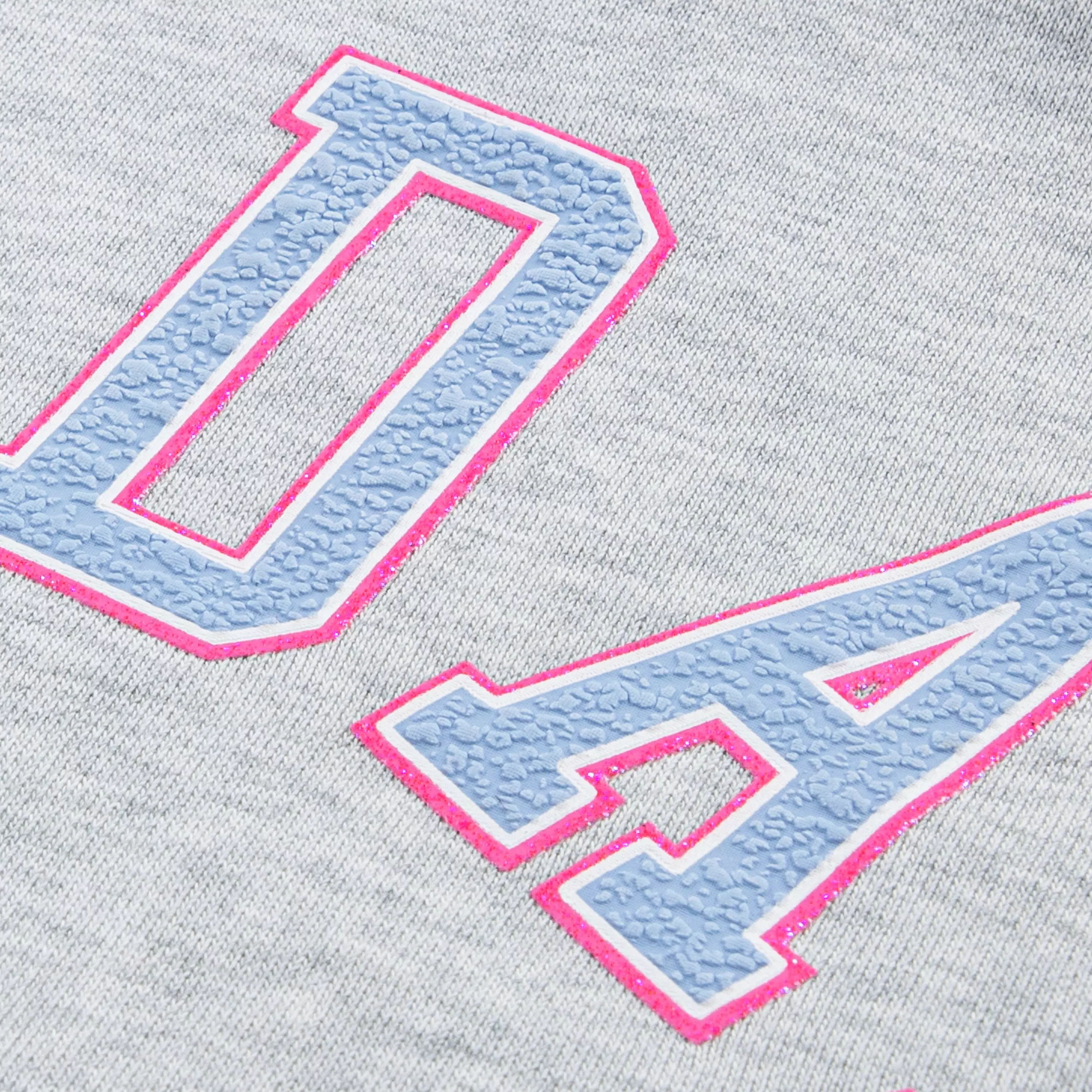 Jordan Big Girls' Fleece Hoodie - GREY/PINK