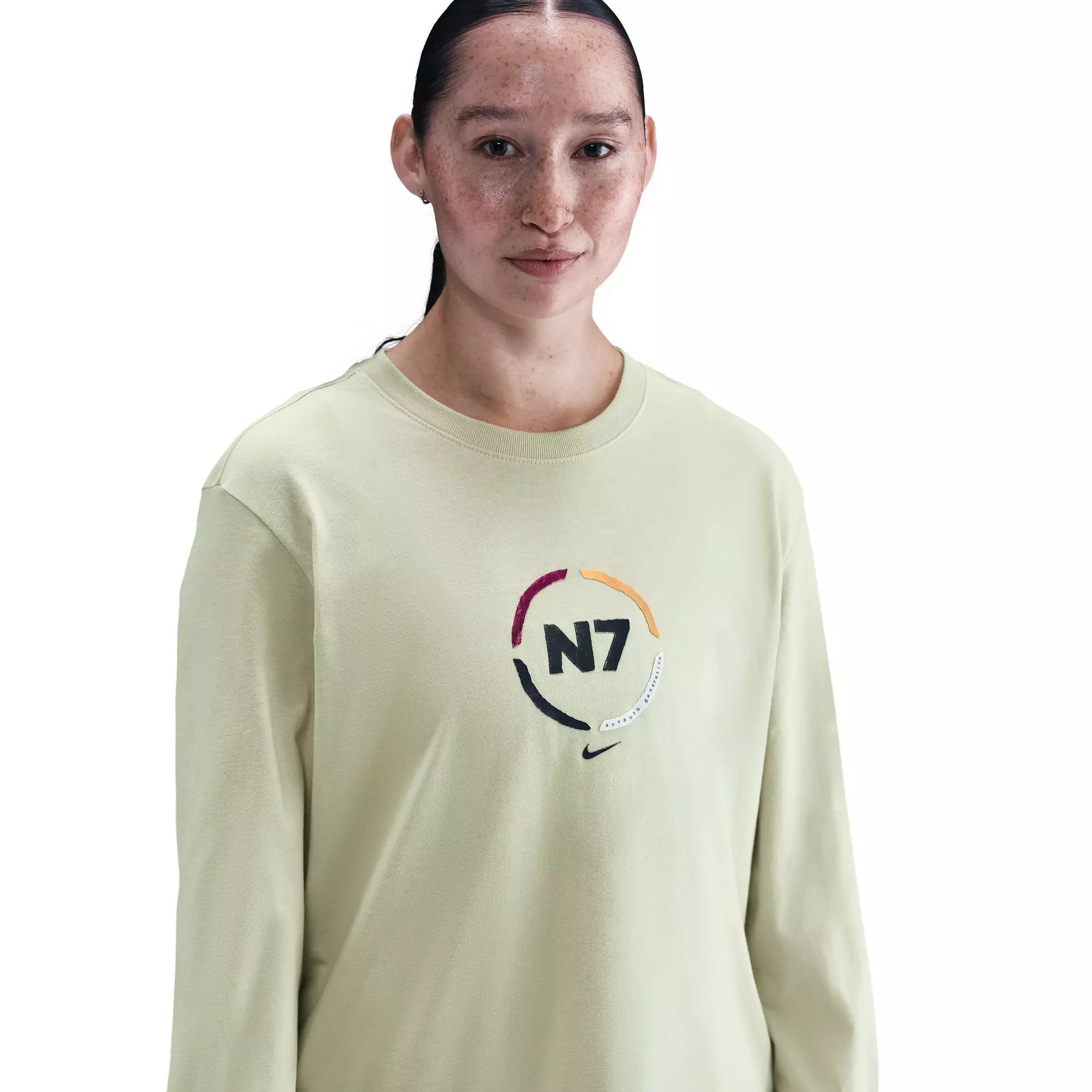 Nike N7 Long-Sleeve Max90 T-Shirt - Olive - OLIVE