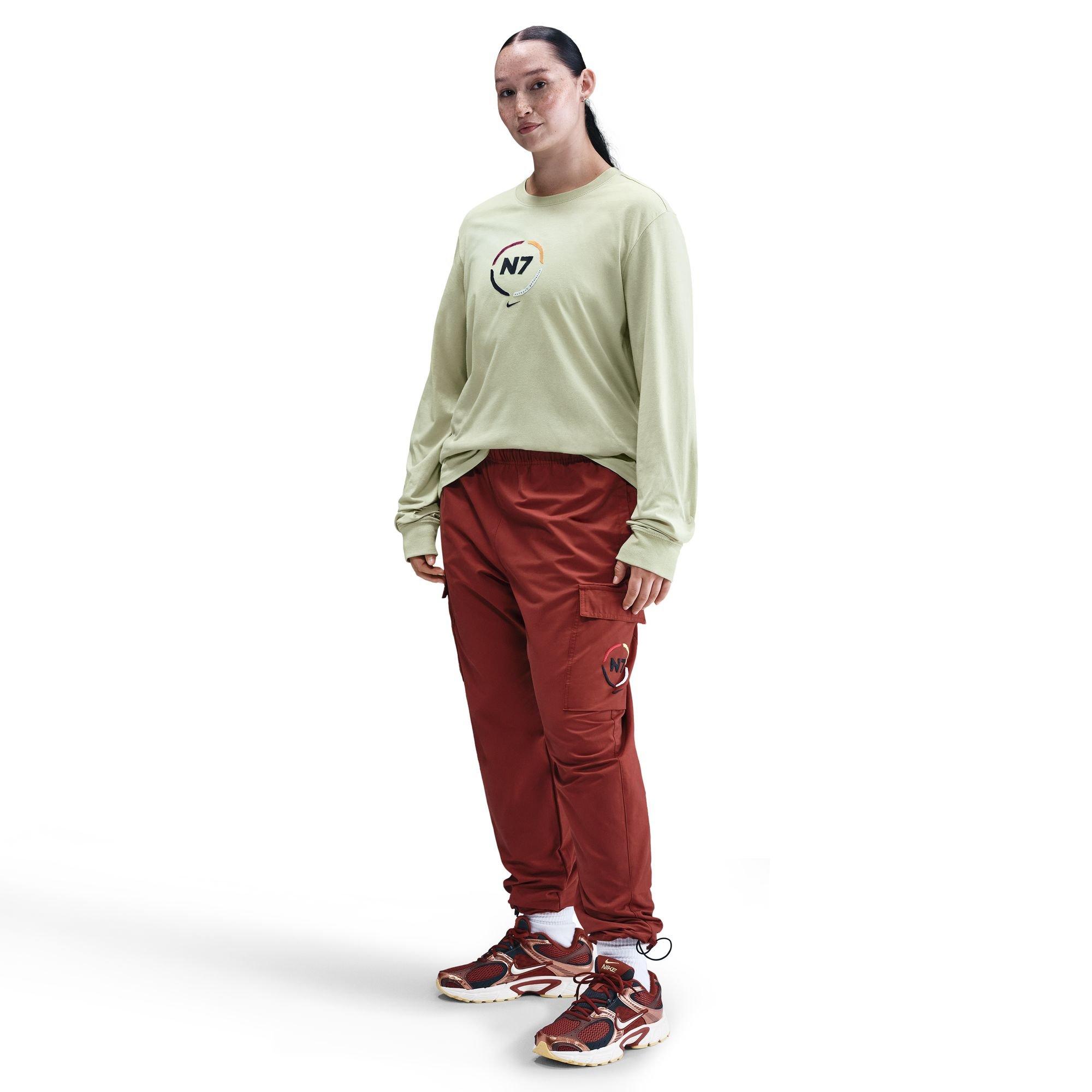 Nike N7 Long-Sleeve Max90 T-Shirt - Olive - OLIVE Thumbnail View 6