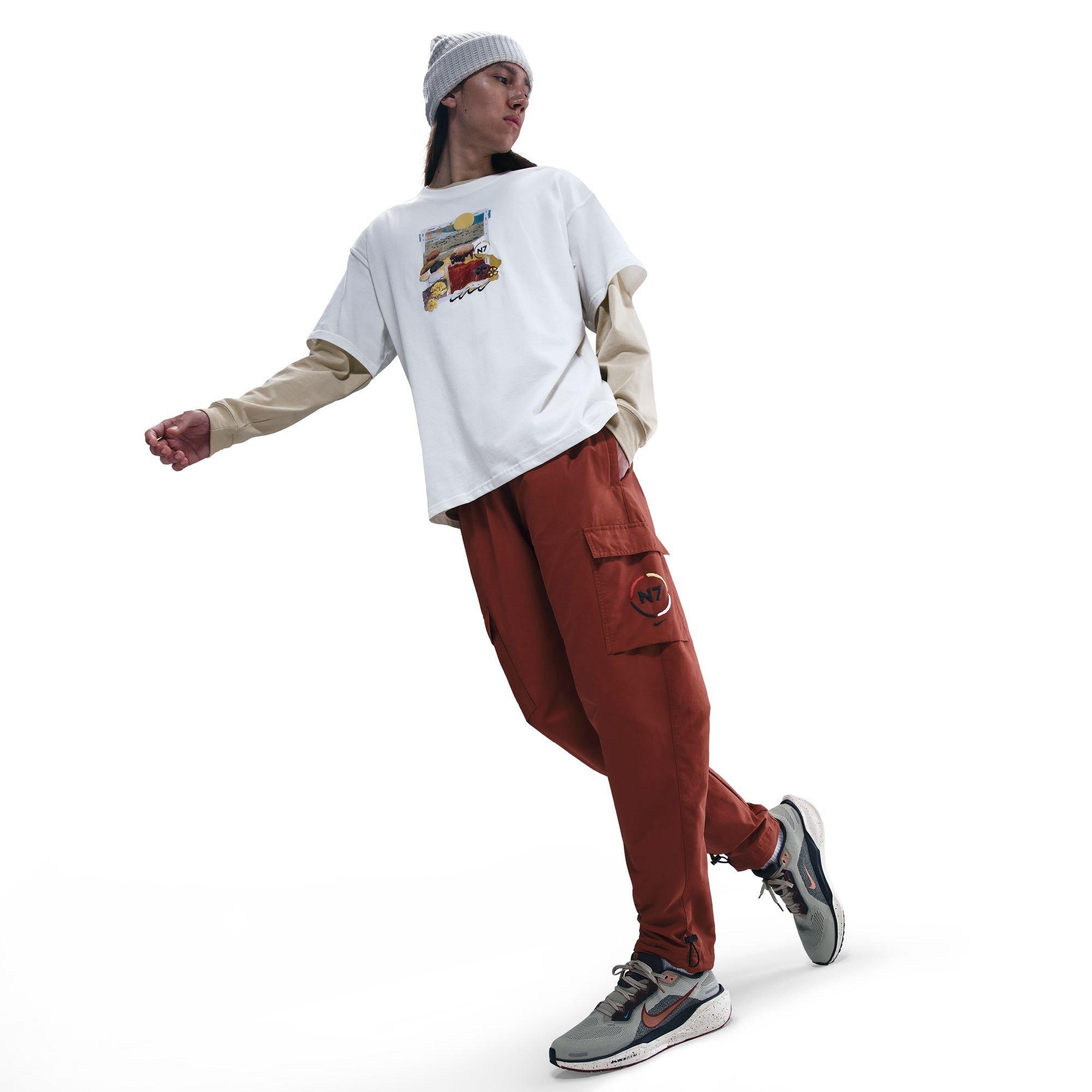 Nike N7 Open-Hem Woven Cargo Pant - BROWN Thumbnail View 6