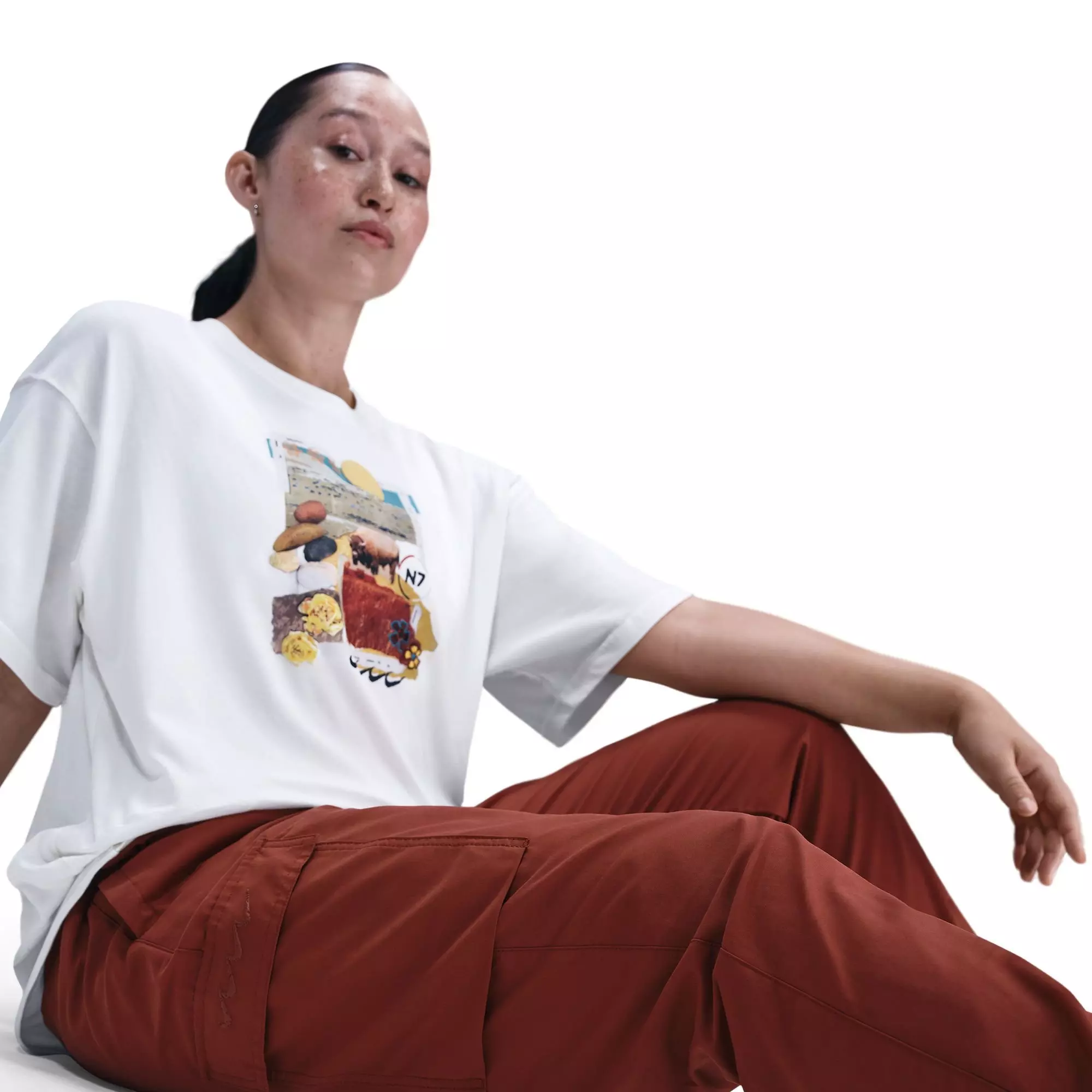 Nike N7 Open-Hem Woven Cargo Pant - BROWN